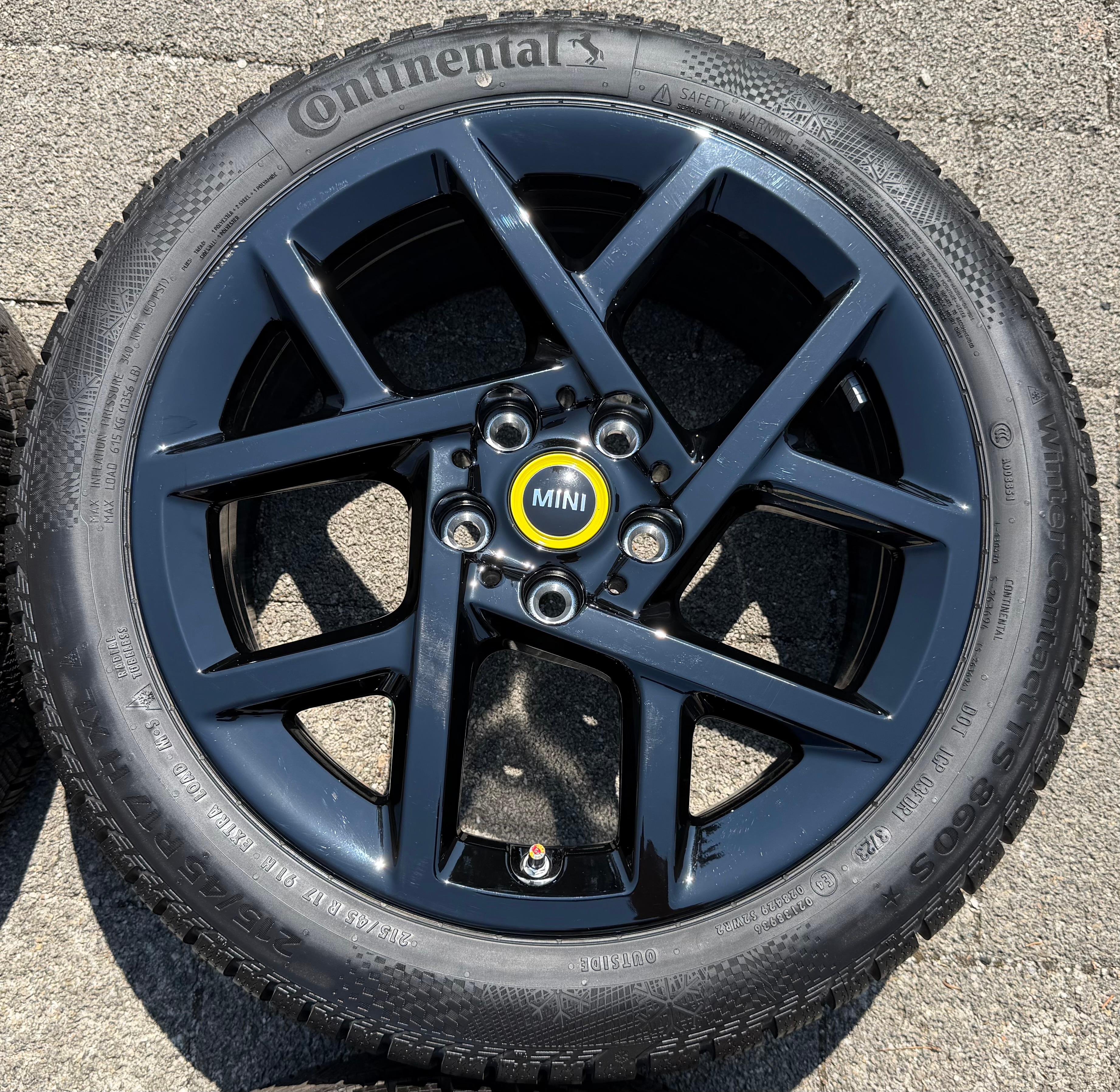 4 Original 17" Alu Winterräder Mini F65 F66 F67 Sprint Spoke 907 2023 Continental