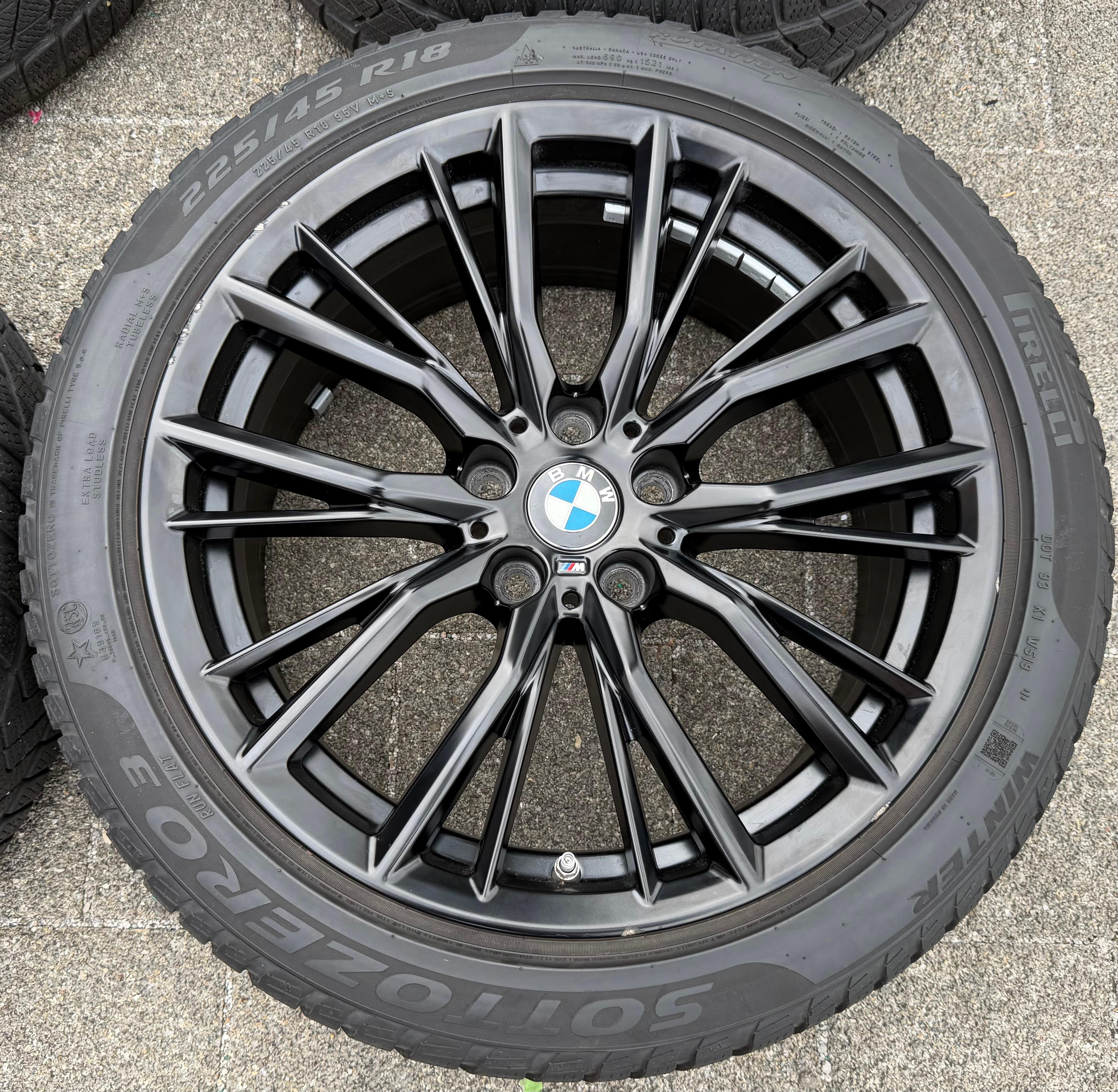 4 Original 18" Alu Winterräder BMW 3ER Reihe G20 G21 4ER G22 G23 2ER G42 M796 RDKS