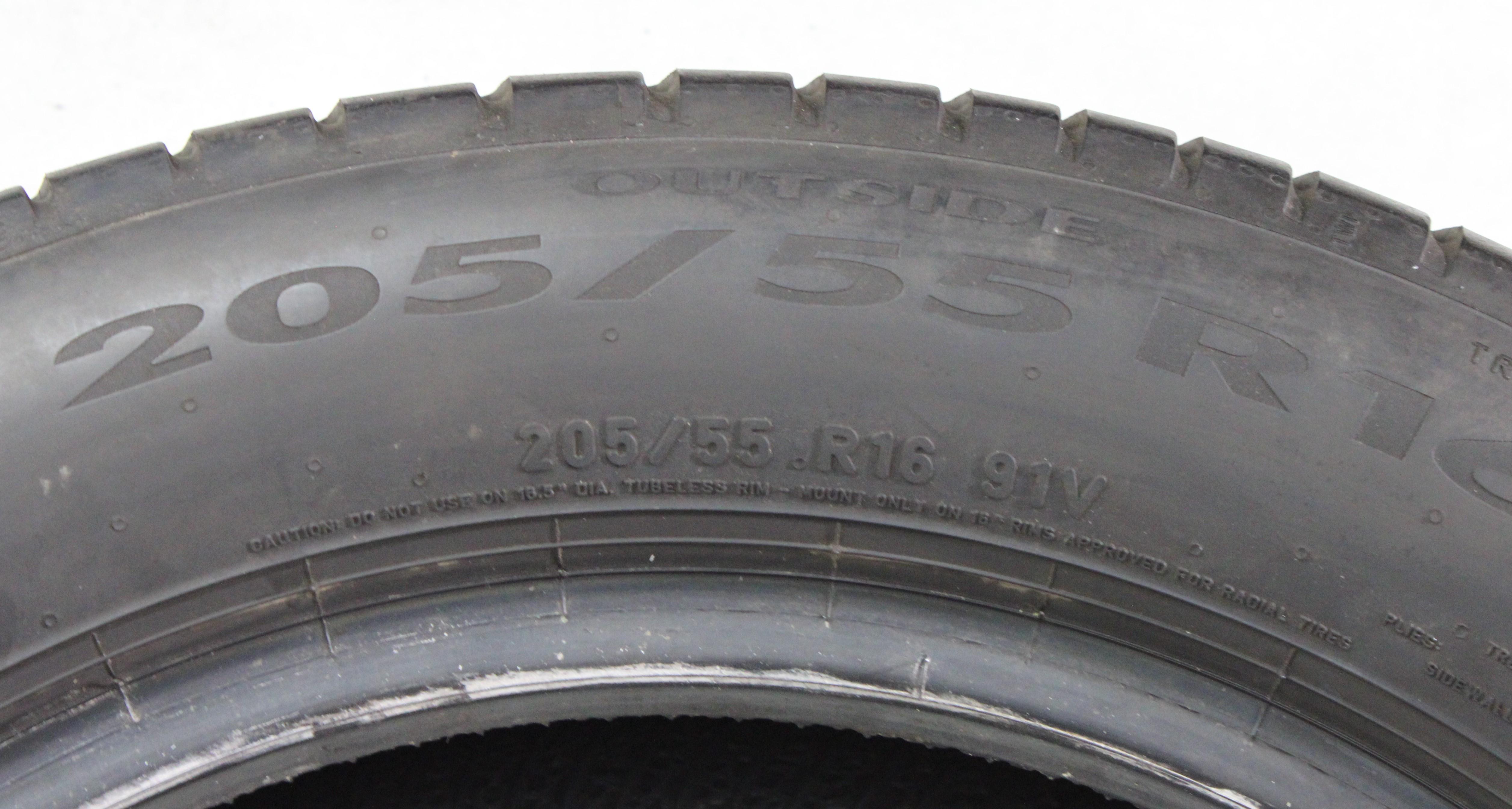 1 x 205/55R16 91V Sommerreifen Pirelli Cinturato P7 5-5,5mm 2022