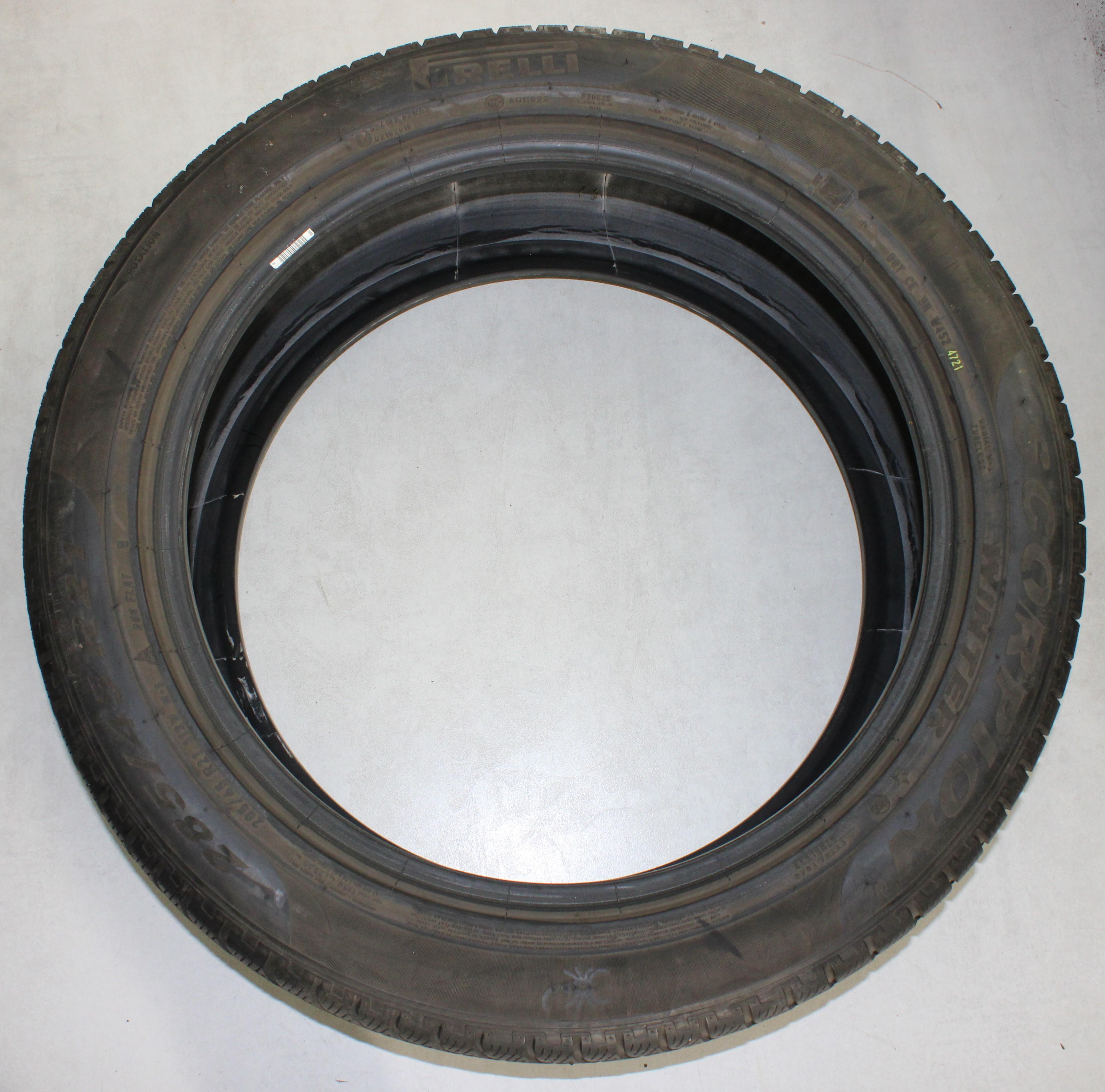 4 x 285/45R21 113V Winterreifen Pirelli Scorpion Winter* Runflat 5-5,5mm 2021