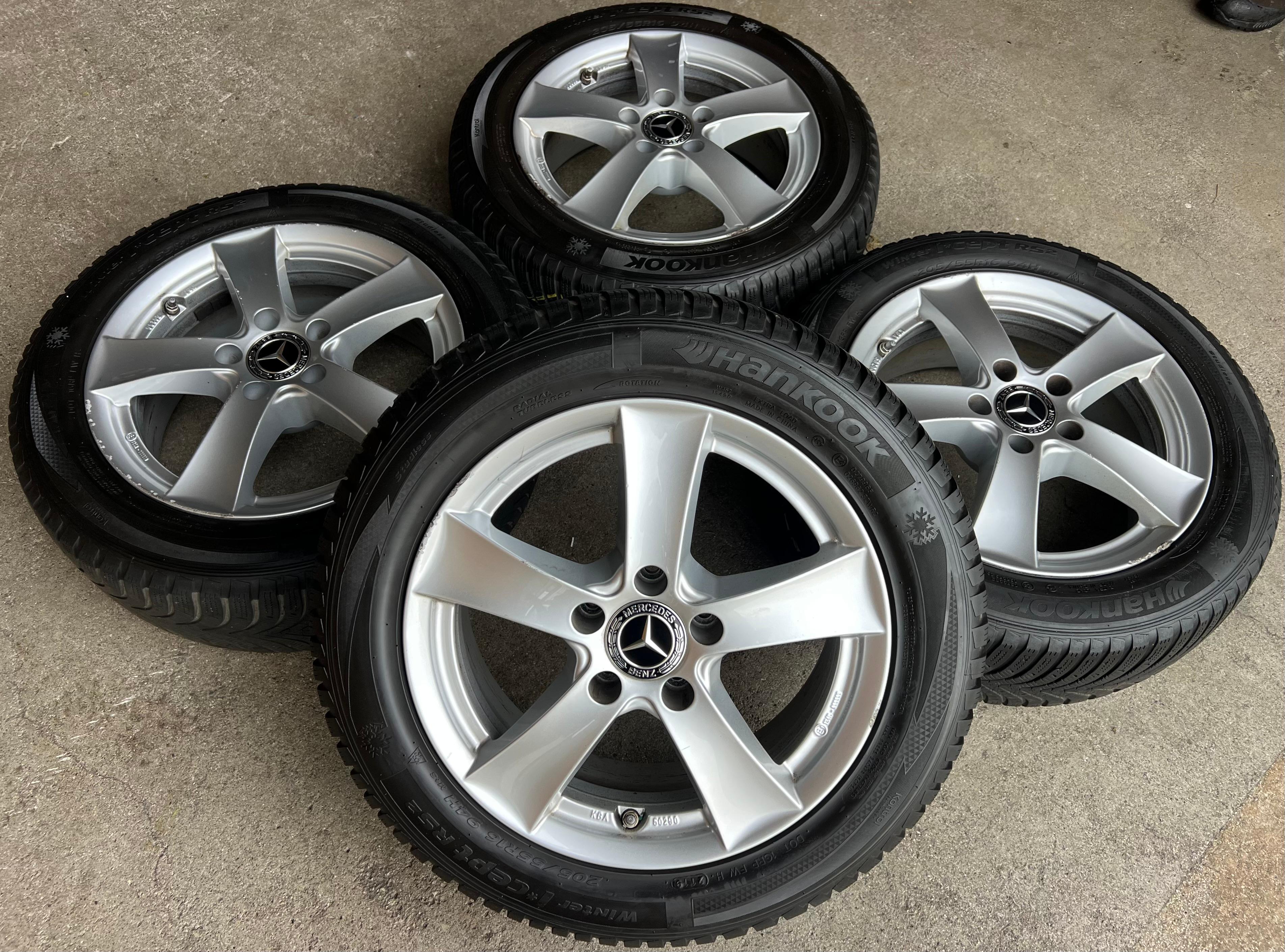 4 ALUFELGEN 16" MERCEDES A-KLASSE 177 176 B-KLASSE 246 247 C-KLASSE CLA RDKS