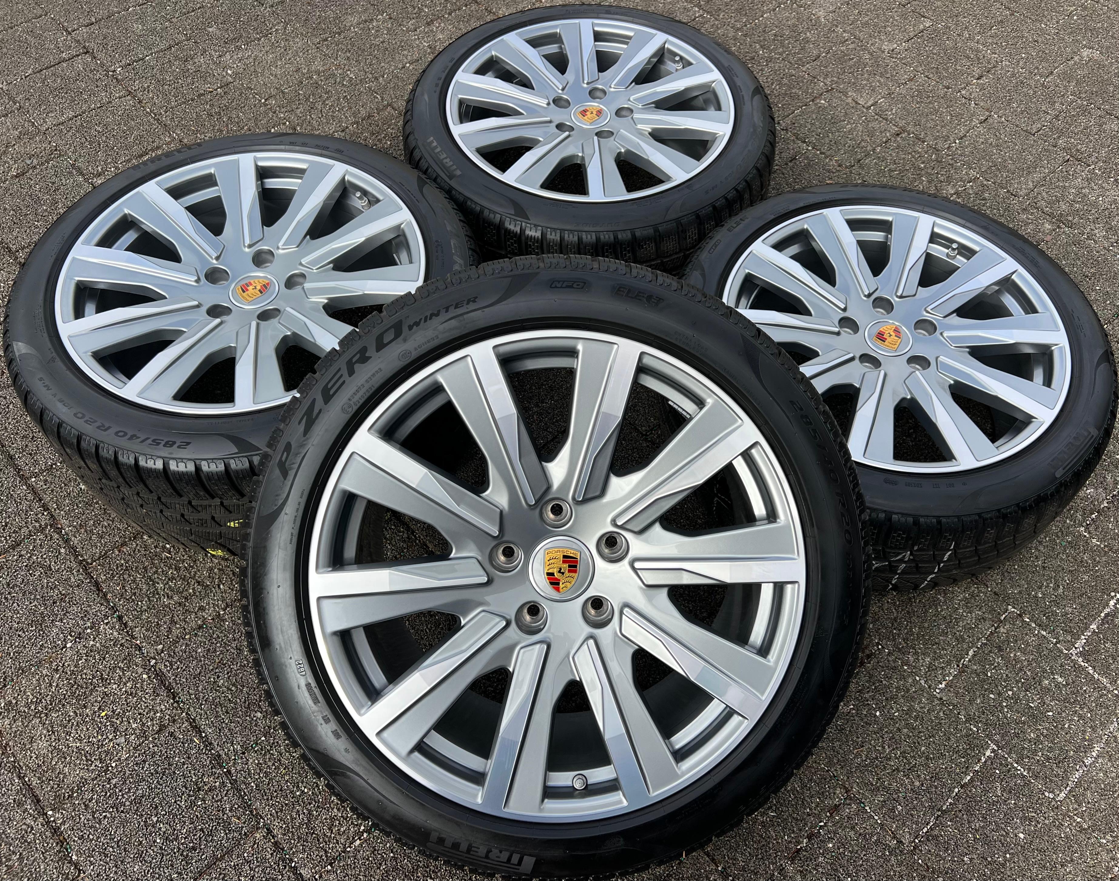 4 ORIGINAL 20" ALU WINTERRÄDER PORSCHE TAYCAN TEQUIPMENT RDKS FREIHAUS