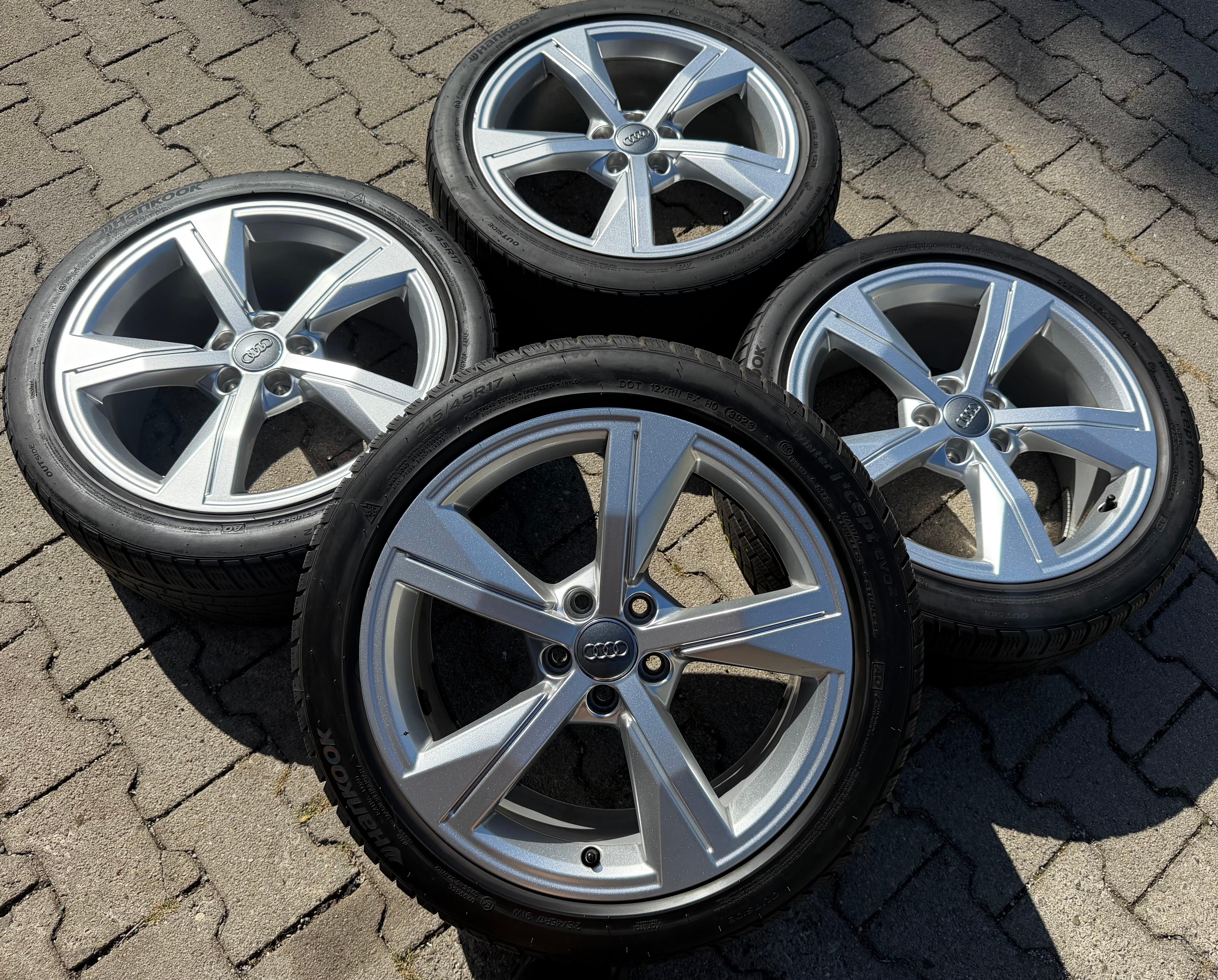 4 ORIGINAL 17" ALUFELGEN FELGEN AUDI A1 II GB 82A601025G 7x17 ET43 FREIHAUS