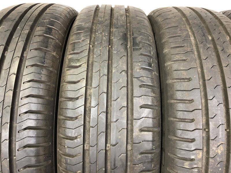 4 x 165/60R15 77H Sommerreifen Continental Eco Contact 5 2x 6,5mm und 2x 5,5mm 2014