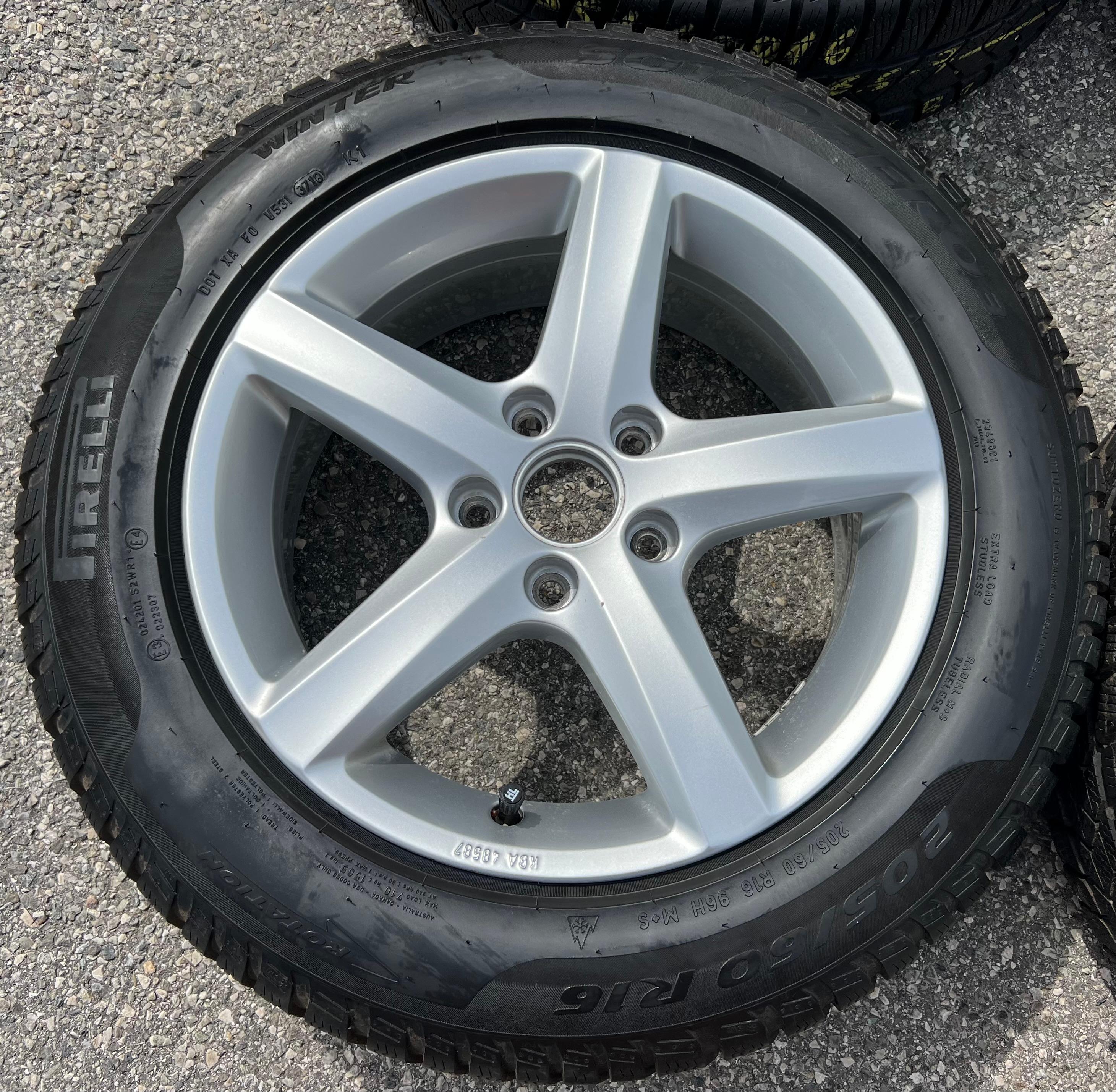 4 JANTES ALU ORIGINALES 16" VW PASSAT 3G B8 6,5x16 ET42 3AA071496A FREIHAUS