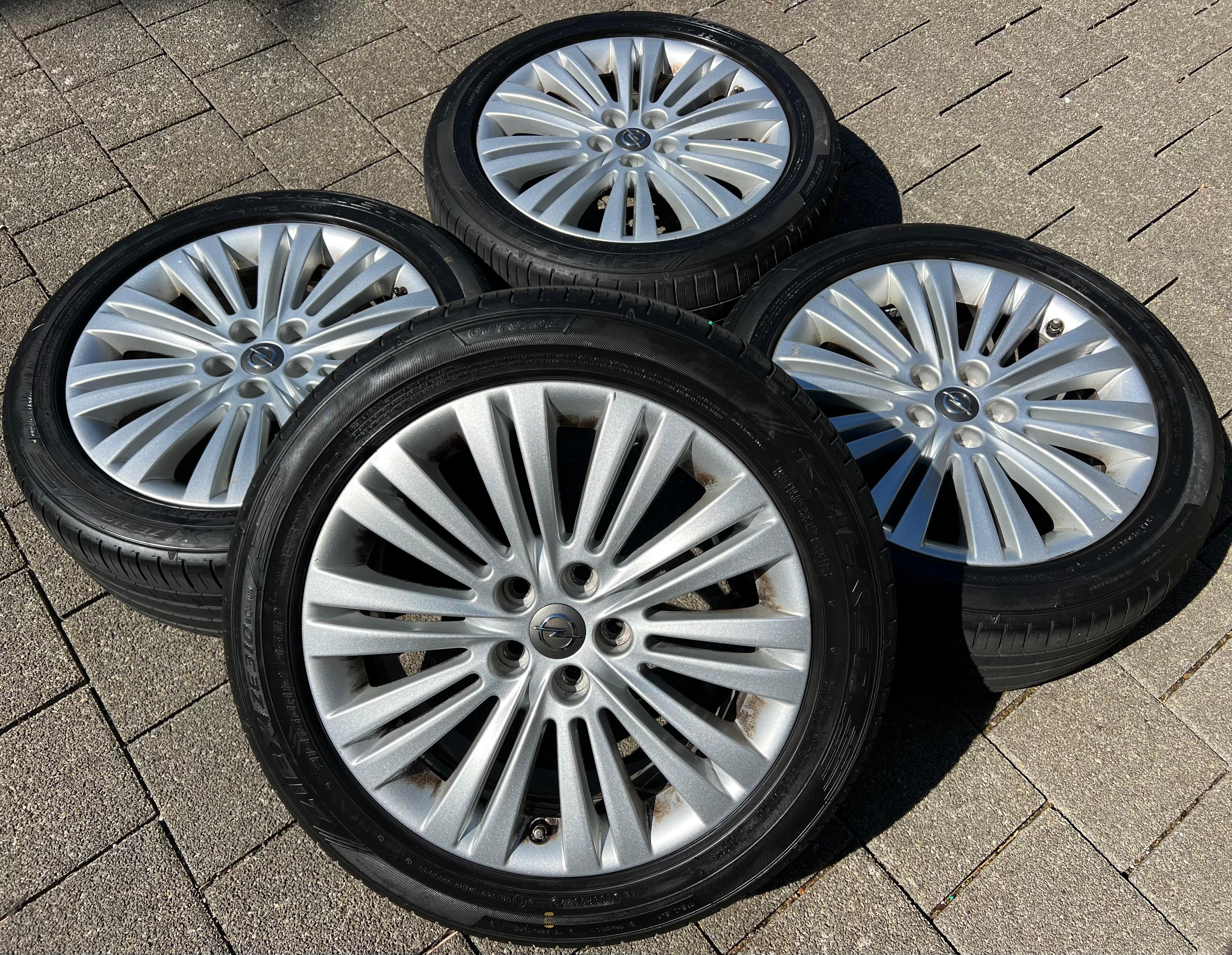 4 ORIGINAL 17" ALU SOMMERRÄDER OPEL ASTRA-J 5x105 OP063 215/50R17 95W RDKS