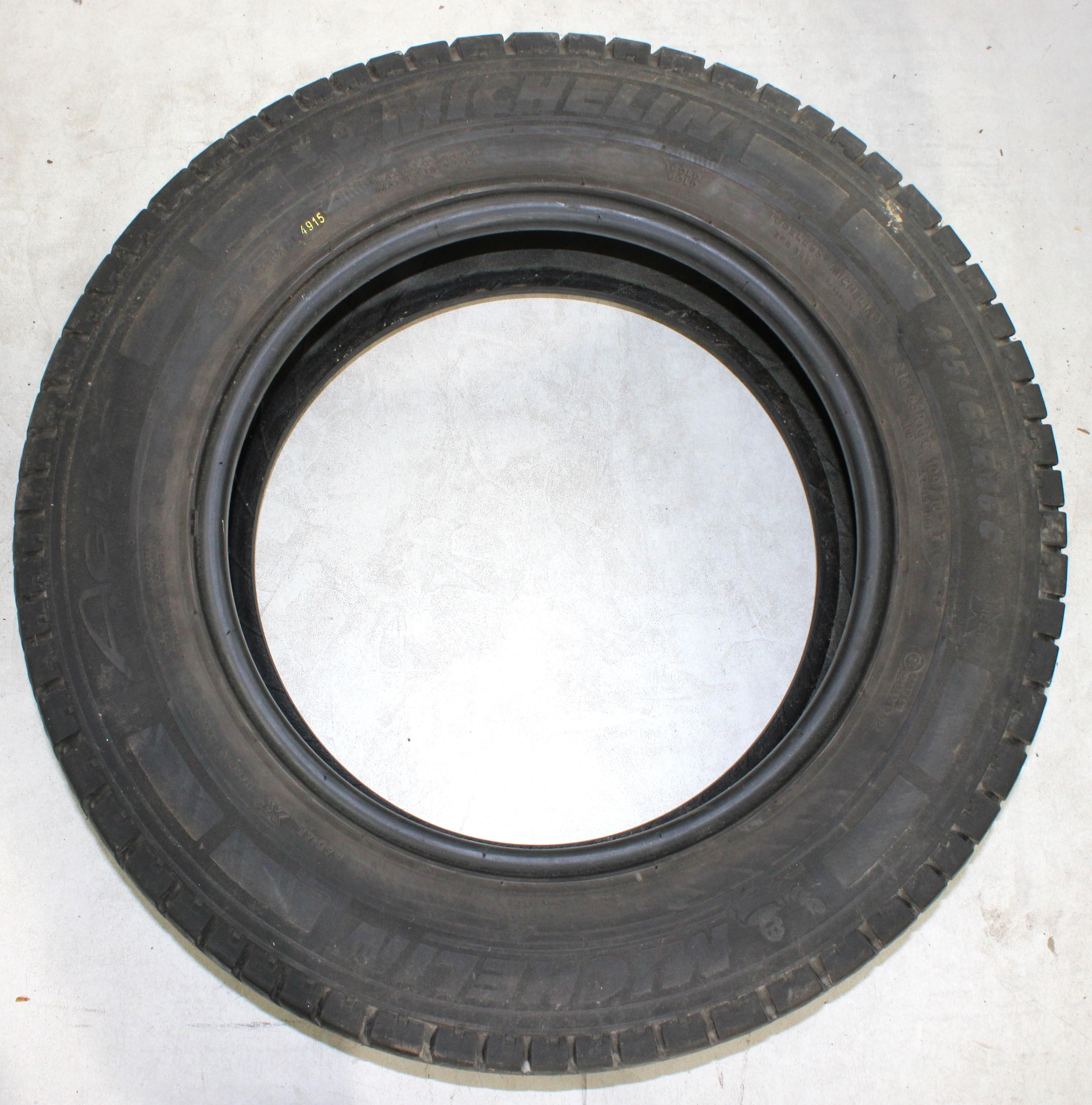 4 x 215/65R16C 109/107T Sommerreifen Michelin Agilis 2x 6,5-7mm und 2x 6-6,5mm 2015/2016/2017/2018