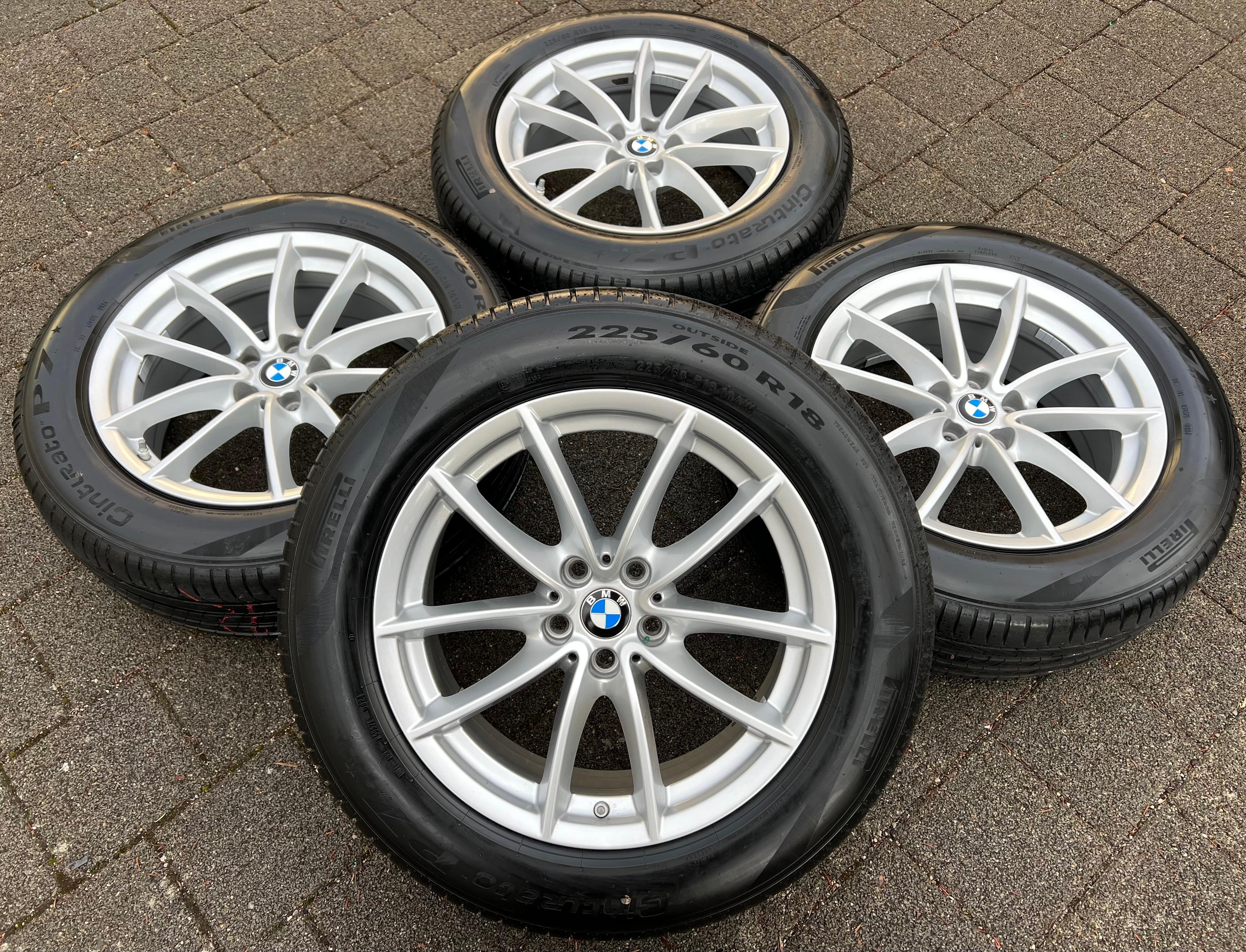4 ROUES D'ÉTÉ ORIGINALES 18" EN ALU BMW X3 G01 X4 G01 225/60R18 104W ★ 2024