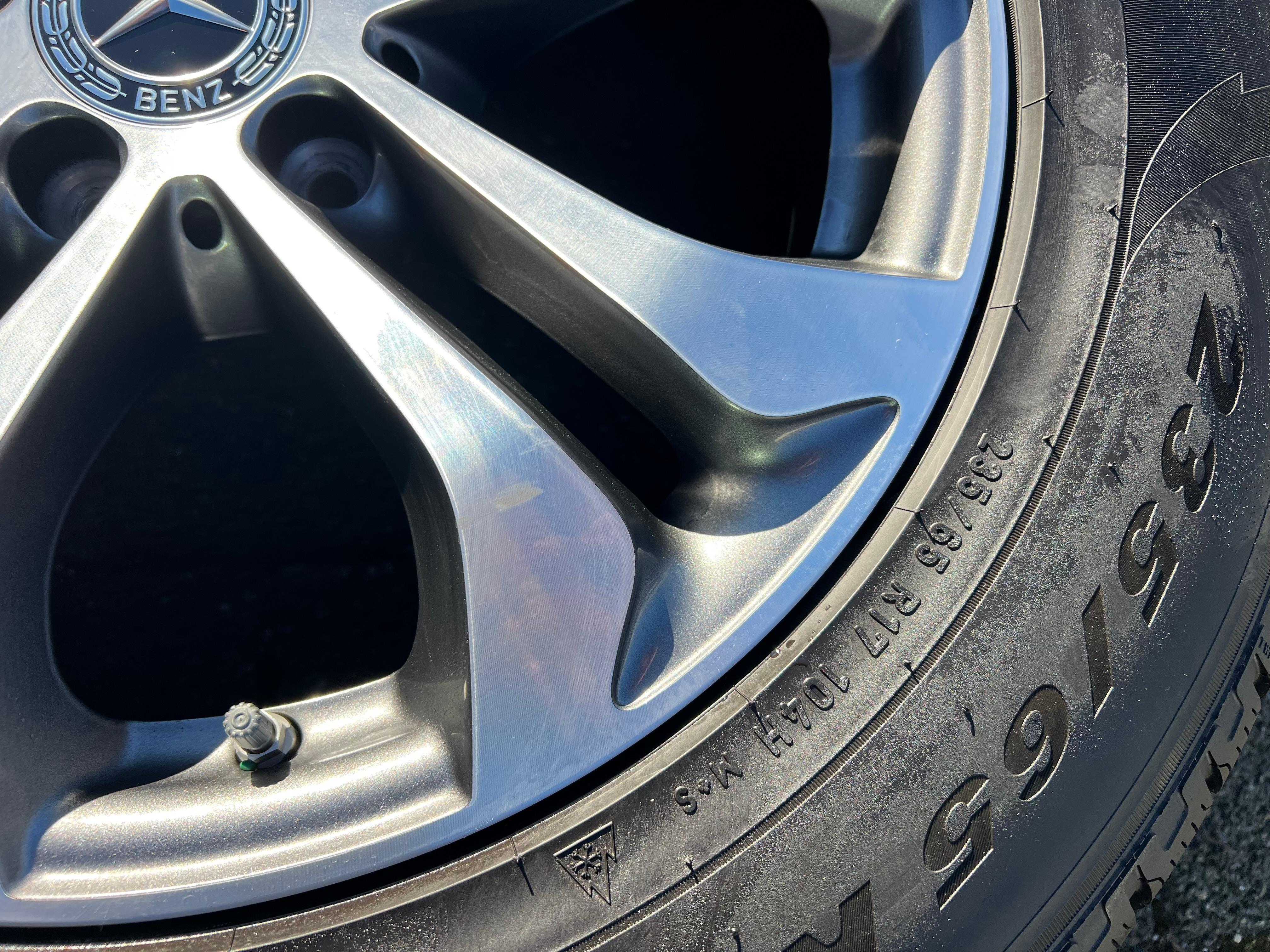 4 ORIGINAL 17" ALU WINTERRÄDER MERCEDES GLC X253 W253 RDKS 235/65R17 104H