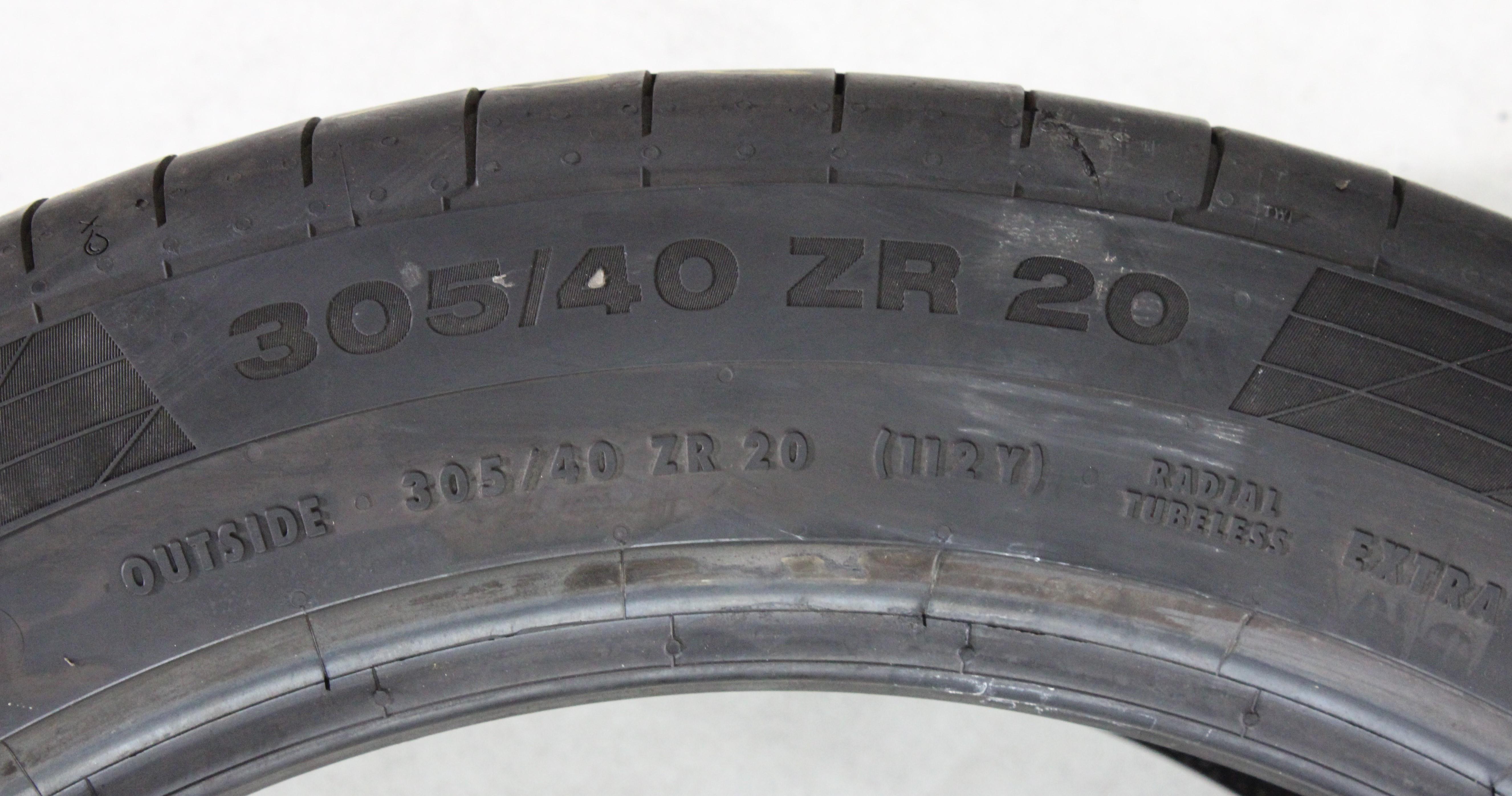 1 x 305/40R20 112Y neumático de verano Continental Sport Contact 5P N0 5,5-6mm 2020 XL
