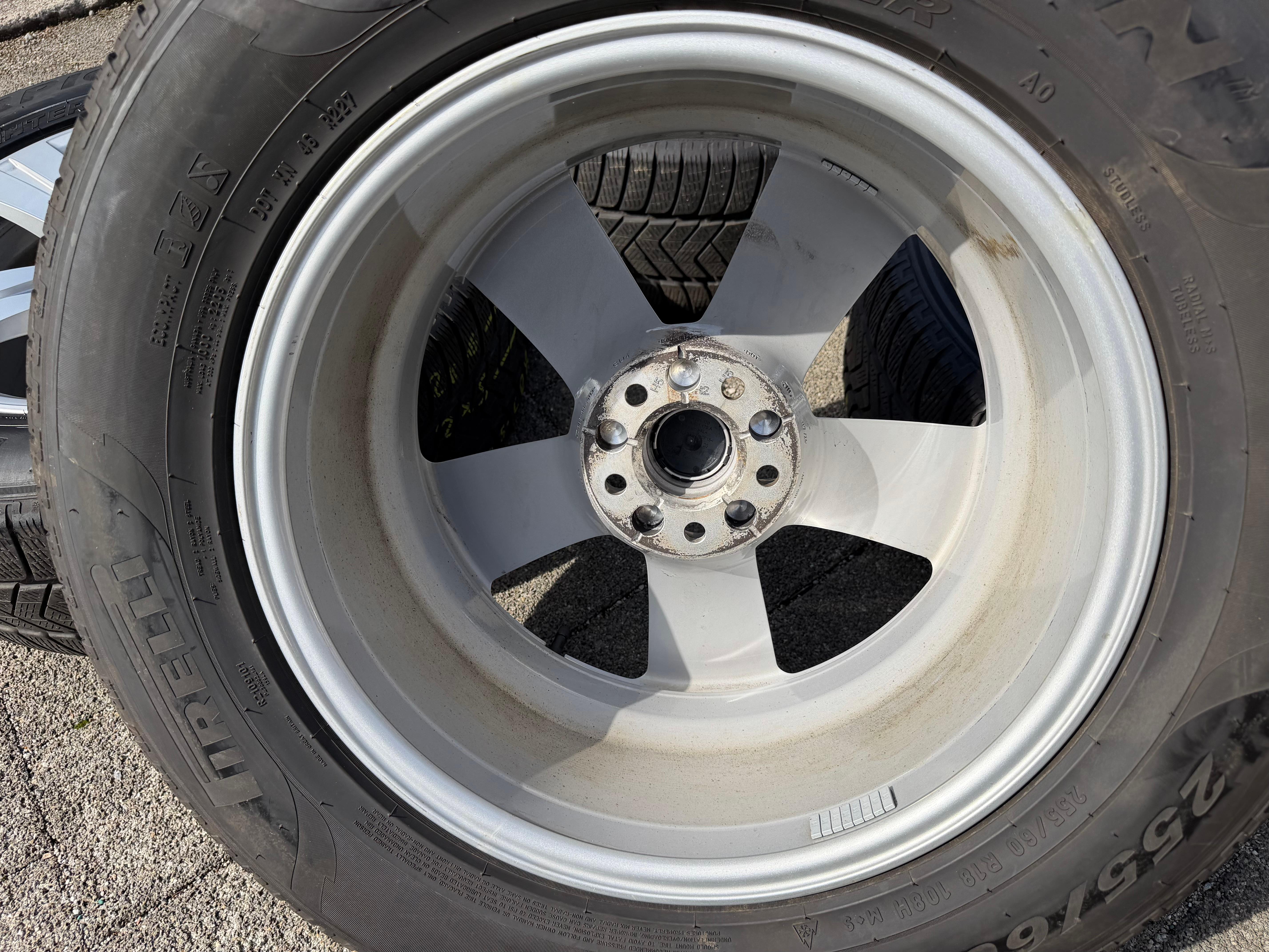 4 Original 18" Alu Winterräder Audi Q7 4M 255/60R18 108H 4M0601025A PIRELLI