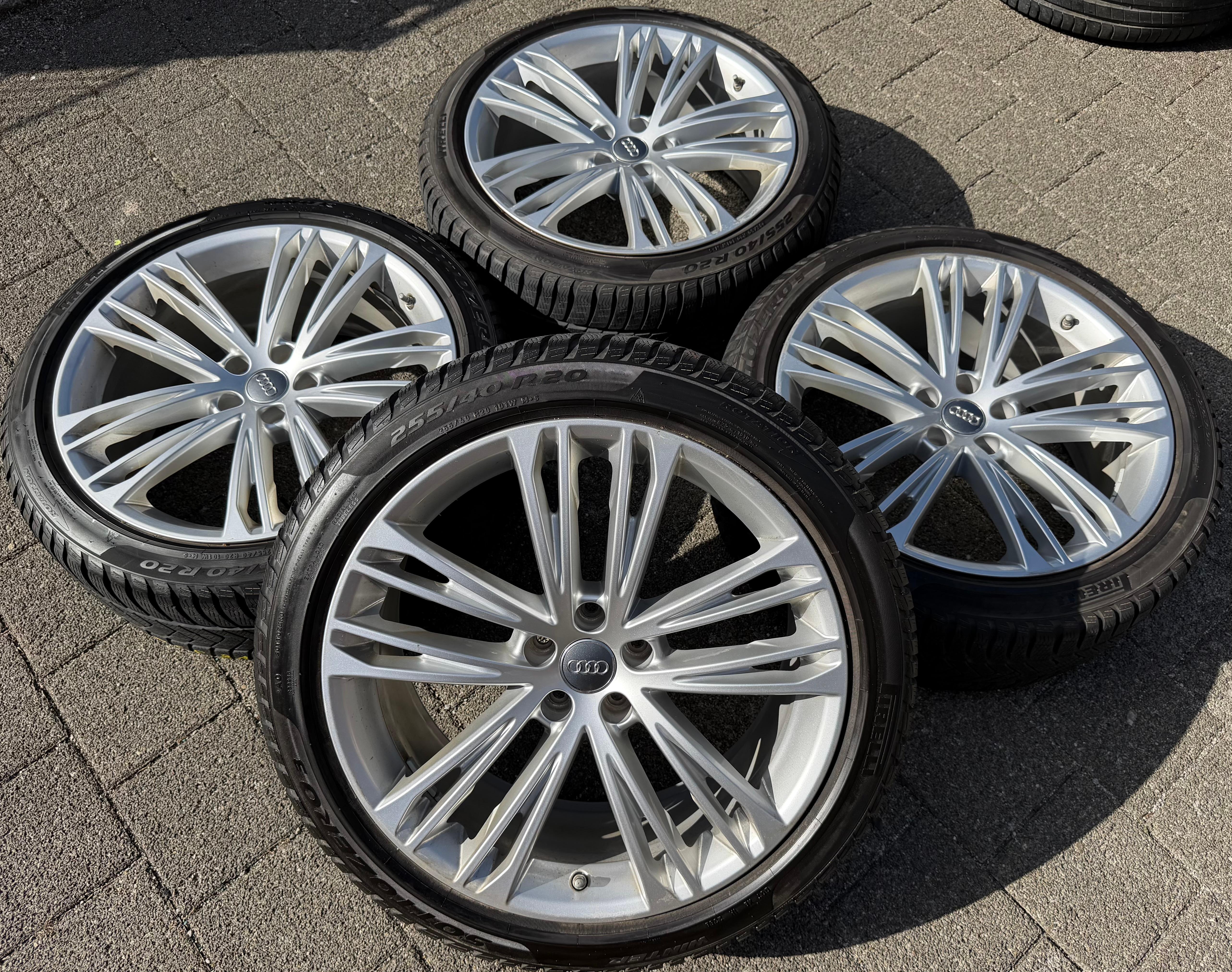 4 ORIGINAL 20" ALU WINTERRÄDER AUDI A7 4K 4K8601025F 255/40R20 101W RDKS FREIHAUS