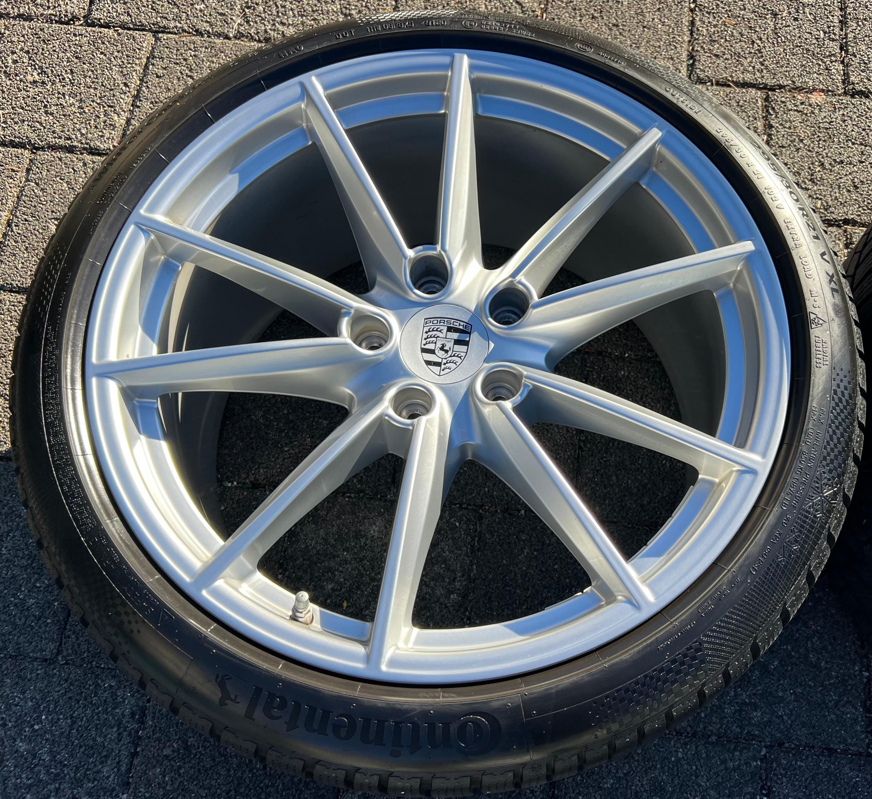 4 ORIGINAL 20" 21" ALU WINTERRÄDER PORSCHE 911 992 992601025C 992601025D CONTI RDKS