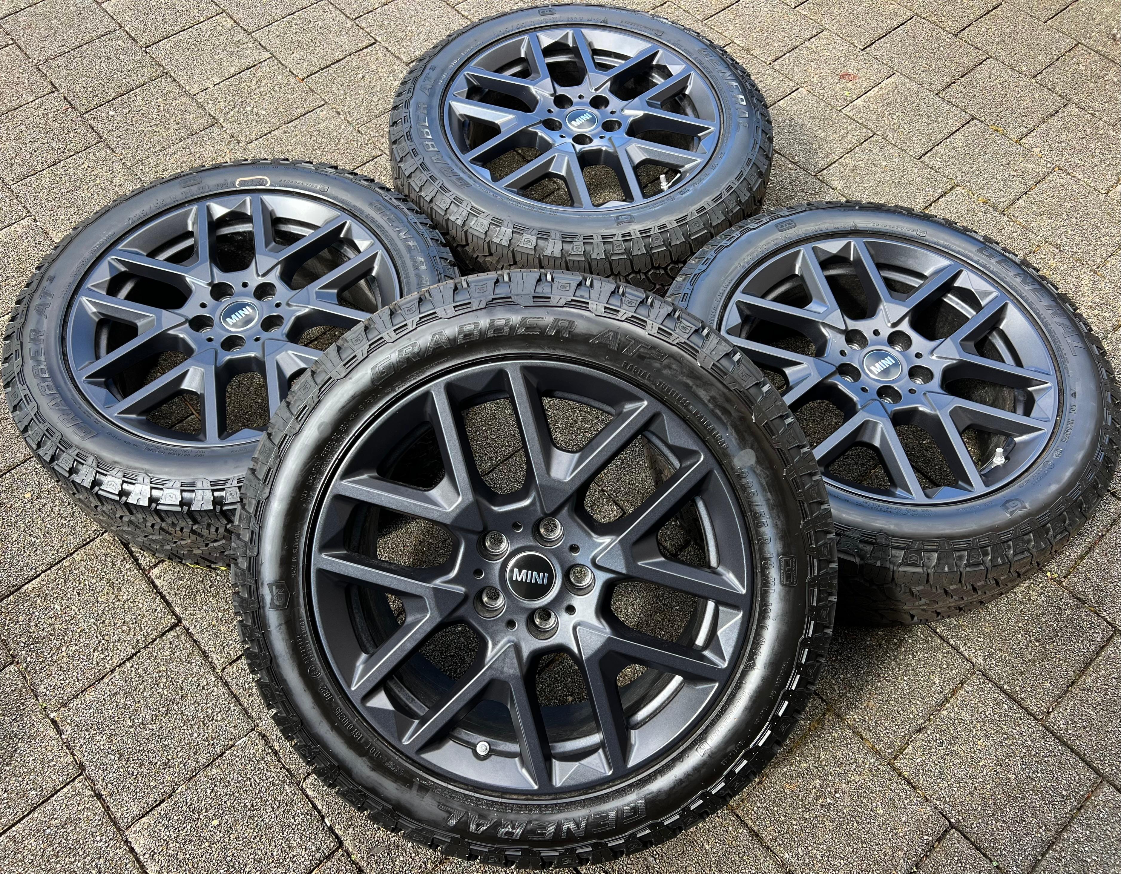 4 ORIGINAL 18" ALU ALLWETTERRÄDER MINI COUNTRYMAN U25 5A269E1 225/55R18 102V TOP