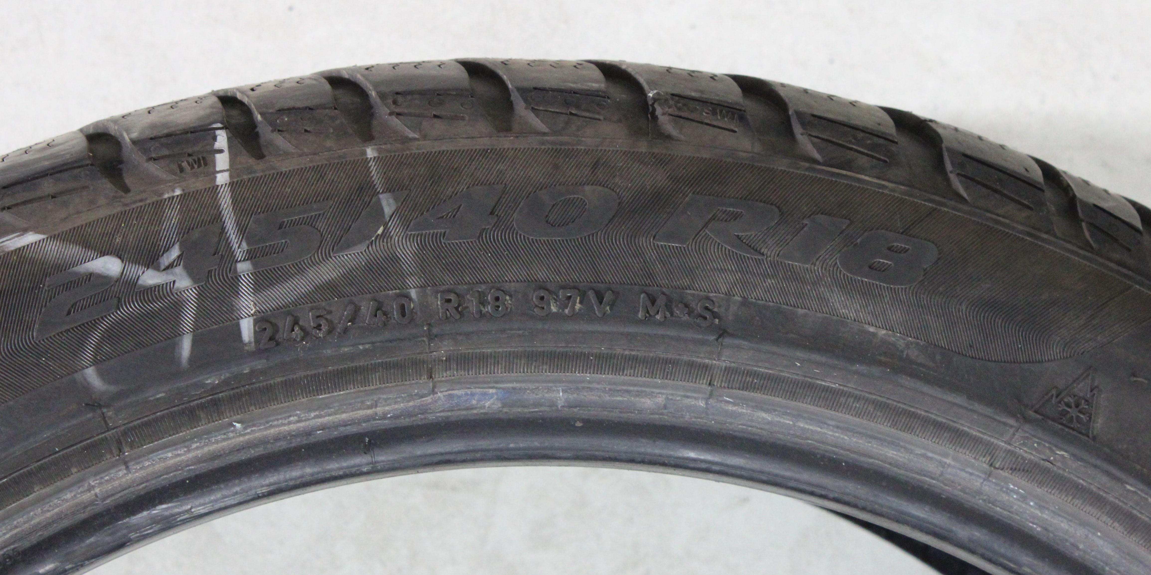 2 x 245/40R18 97V neumáticos de invierno Pirelli Sottozero 3 MO 5 mm 2021