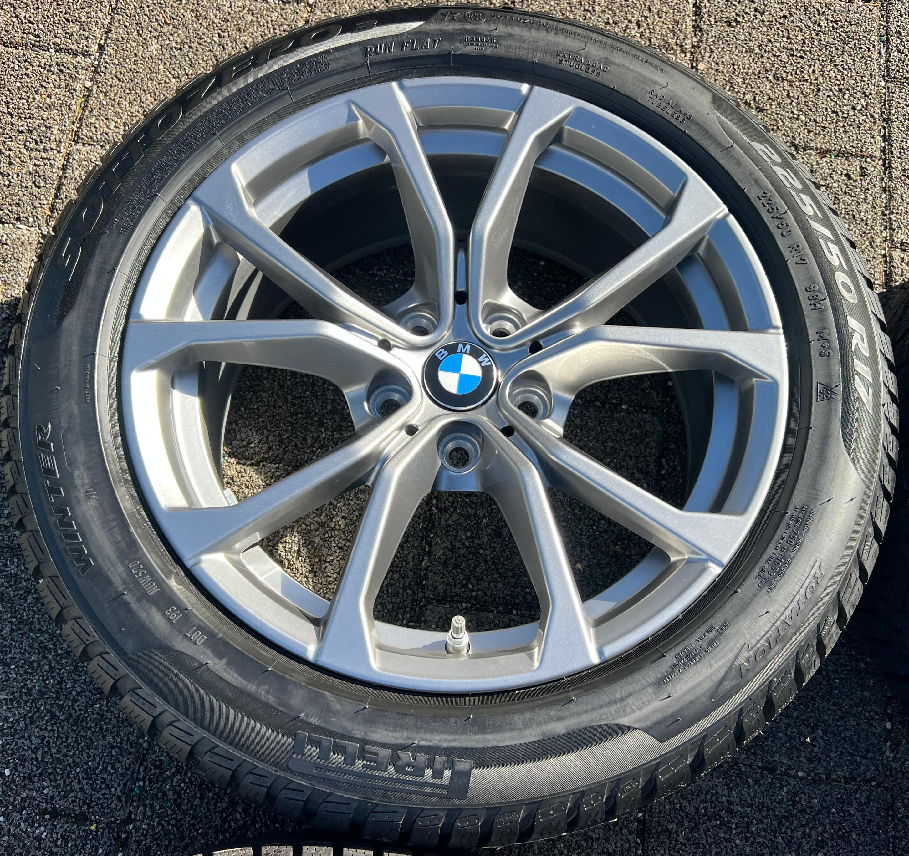4 RUOTE IN LEGA ORIGINALI DA 17" PER BMW SERIE 3 G20 G21 E SERIE 4 G22 G23 STYLING 776 CON TPMS NUOVE