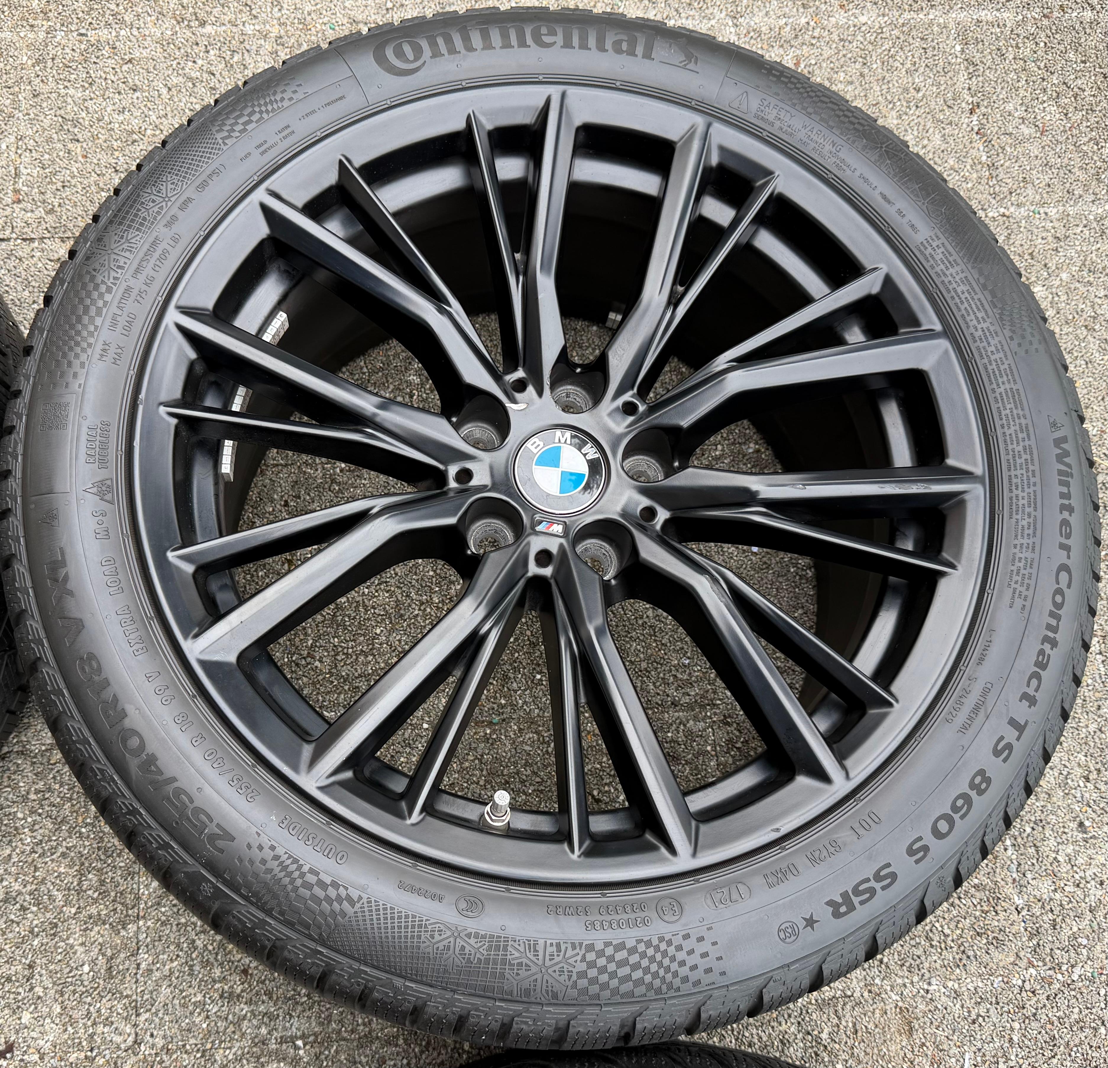 4 Original 18" Alu Winterräder BMW 3ER Reihe G20 G21 4ER G22 G23 2ER G42 M796 RDKS