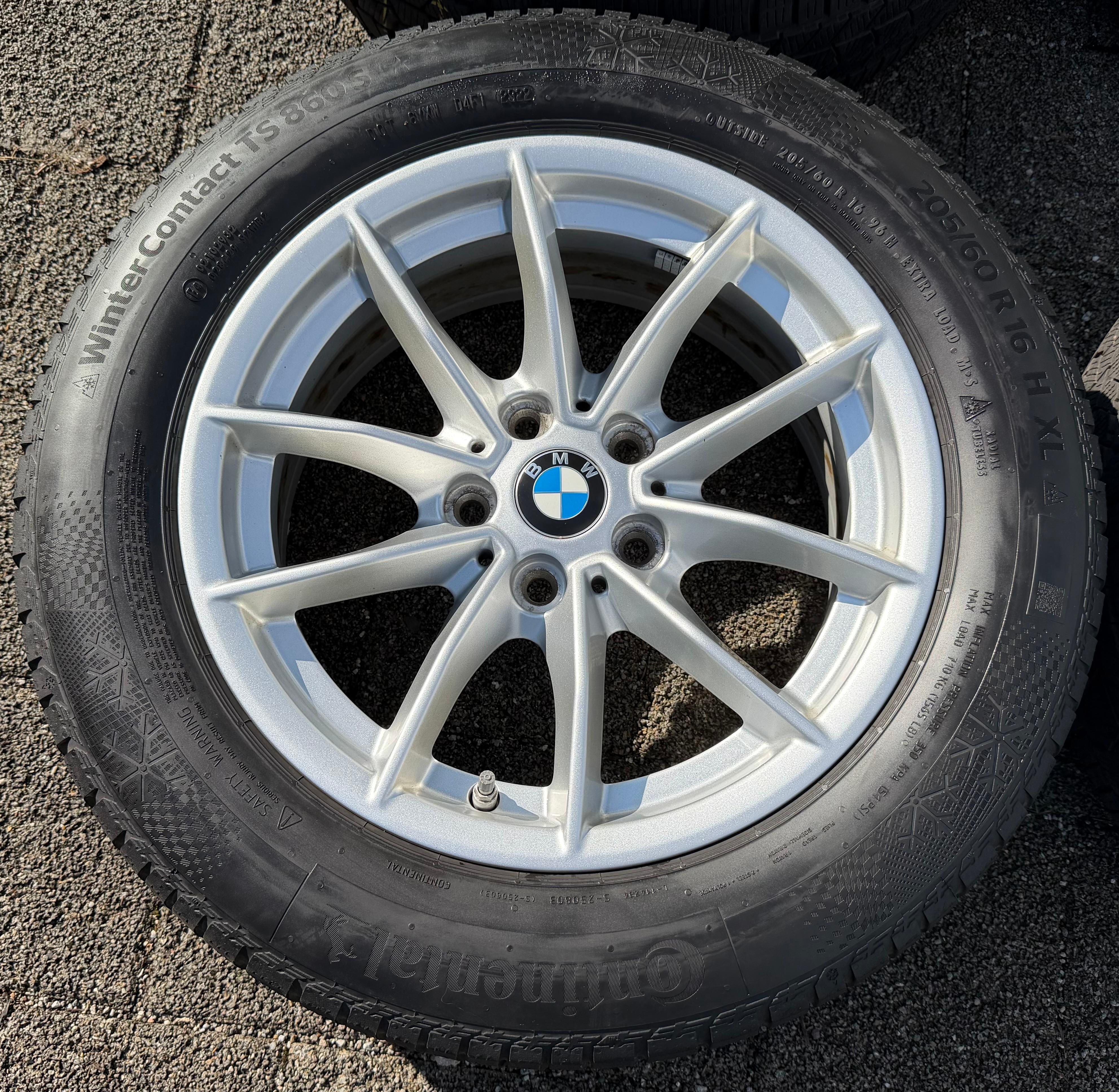 4 Original 16" Alu Winterräder BMW 3er Reihe G20 G21 205/60R16 96H RDKS 2022