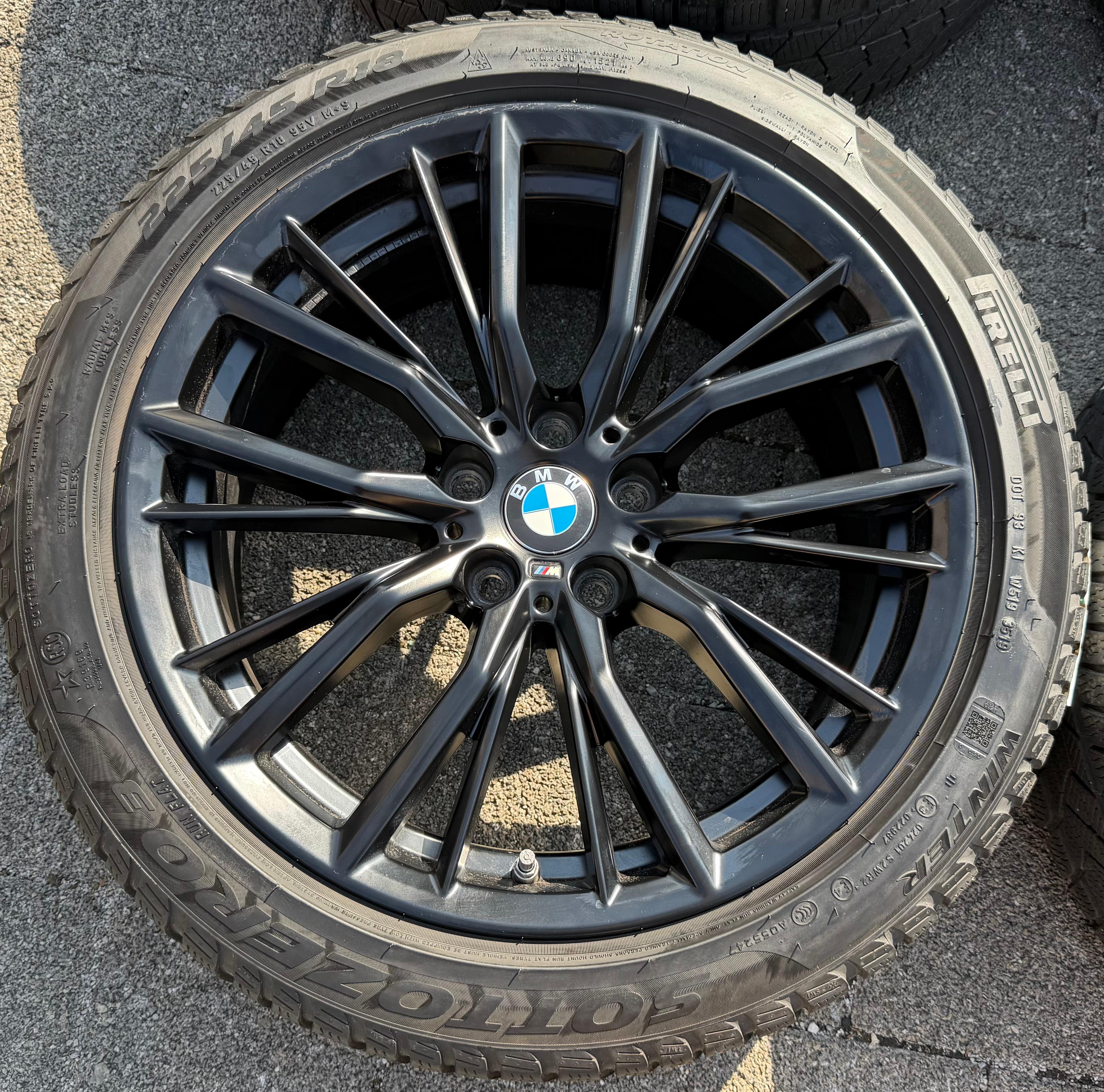 4 Original 18" Alu Winterräder BMW 3ER Reihe G20 G21 4ER G22 G23 2ER G42 M796 RDKS