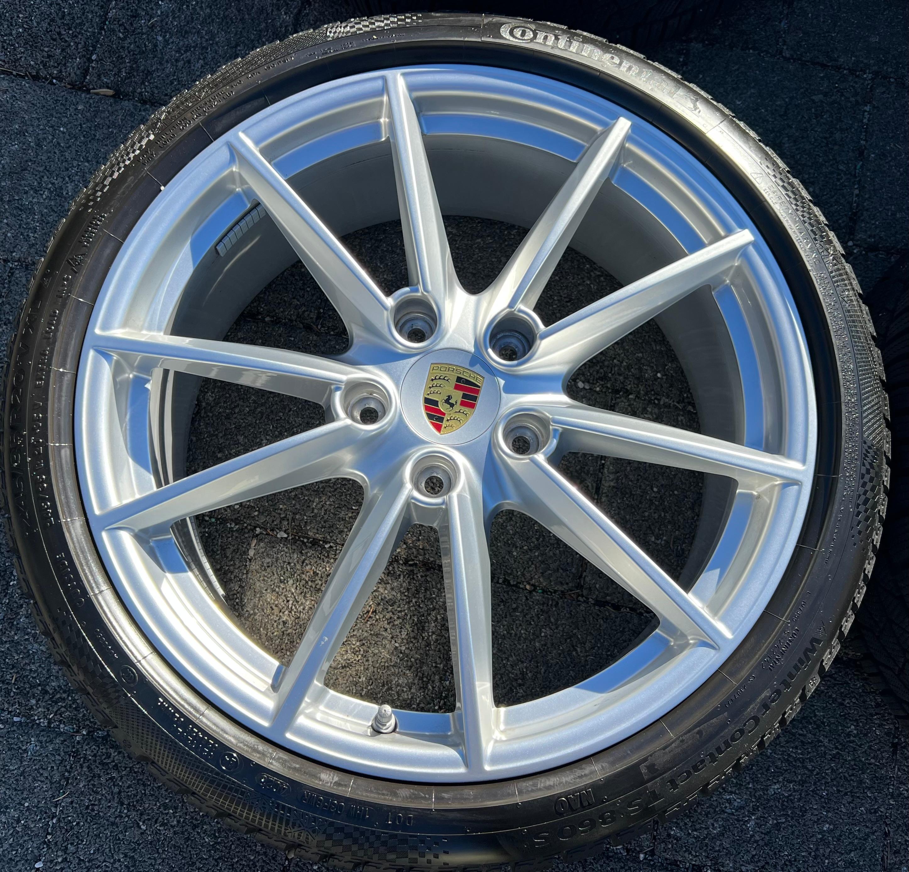 4 ORIGINAL 20" 21" ALU WINTERRÄDER PORSCHE 911 992 992601025C 992601025D 2023 RDKS