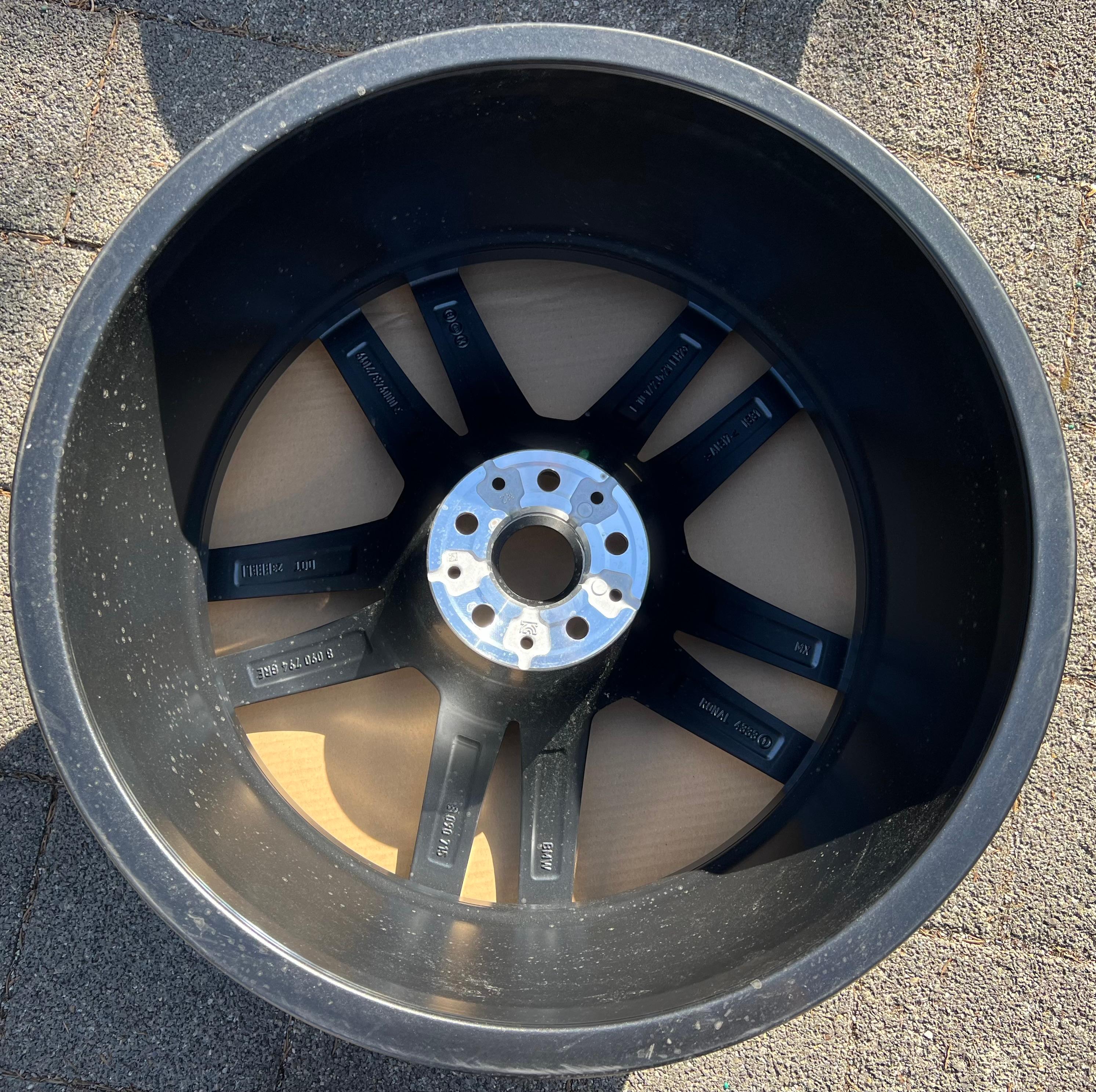 1 X ORIGINELE 21" ALUMINIUM RIM BMW X5M F95 X6M F96 STIJLING 808M 8090715 10,5x21 ET31
