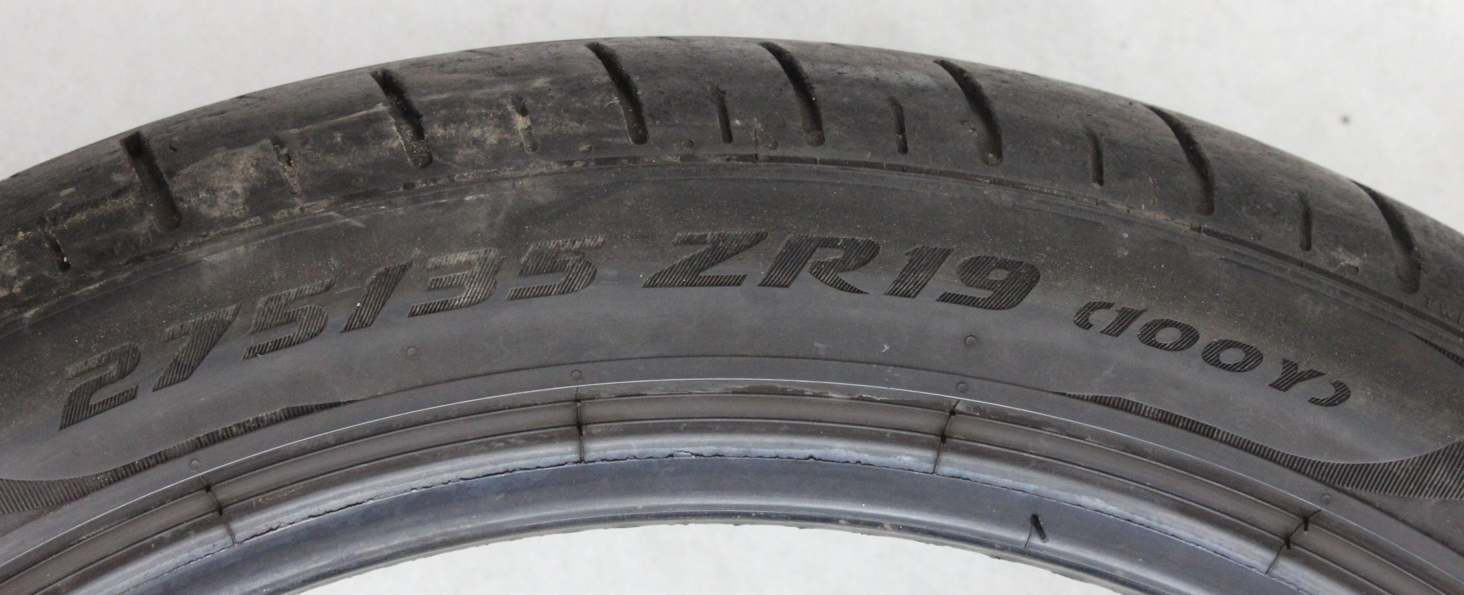 2 x 275/35R19 100Y Sommerreifen Pirelli Pzero PZ4 * 4-4,5mm 2024 XL