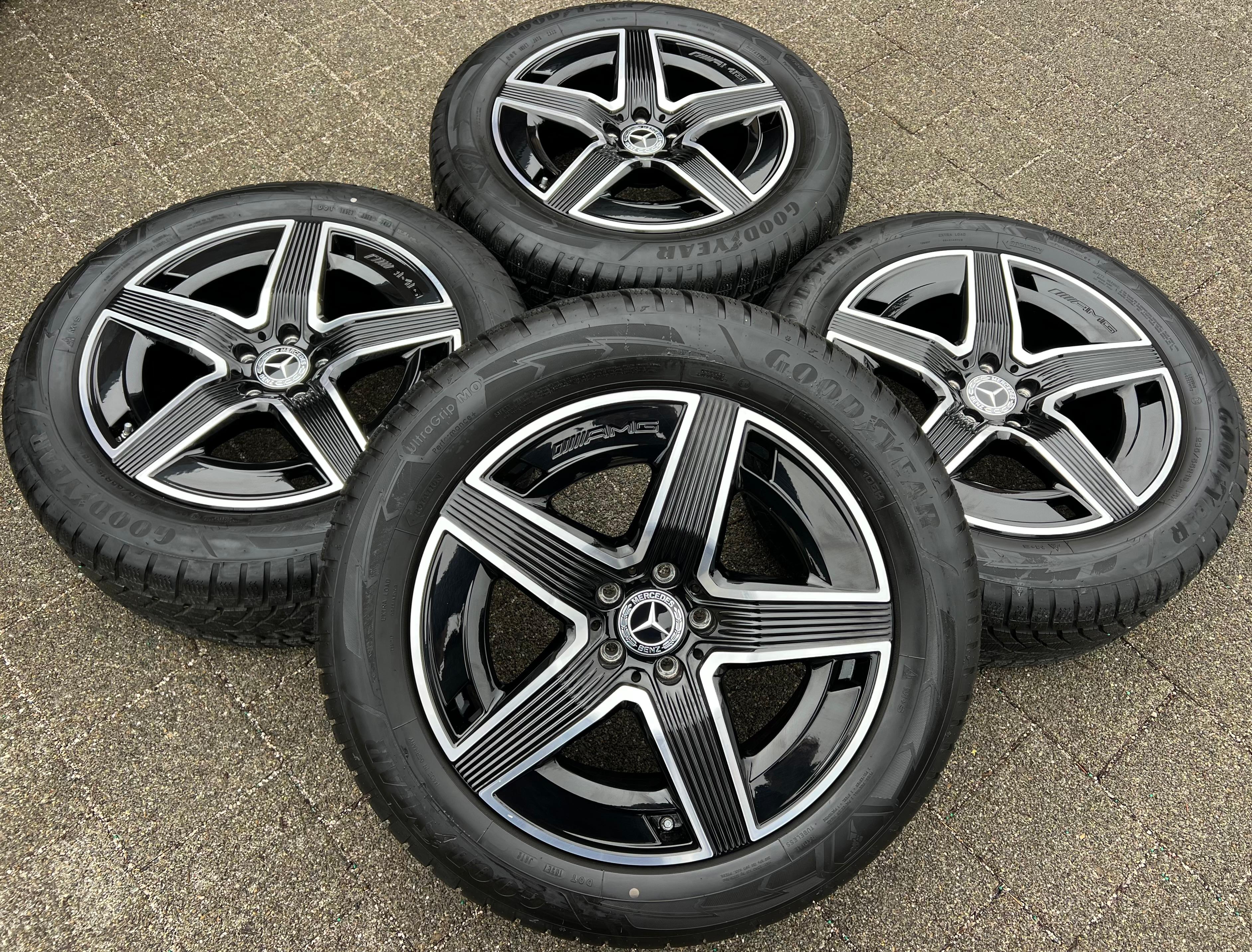 4 ORIGINELE 19" ALUMINIUM WINTERWIELEN MERCEDES GLC X254 W254 AMG A2544010400 2022 TPMS