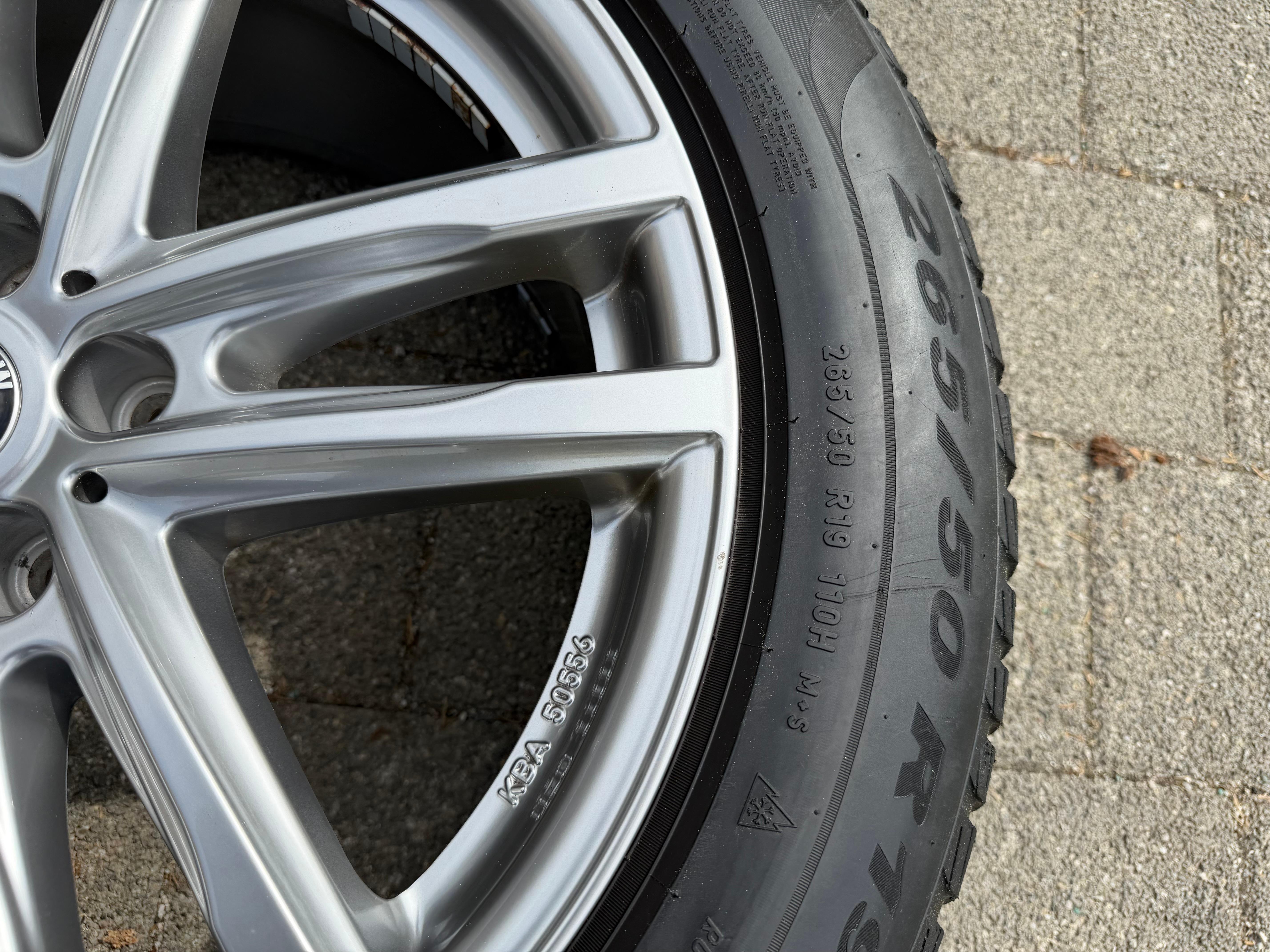 4 ALU 19" WINTERWIELEN BMW X5 G05 X6 G06 265/50R19 110H PIRELLI RUNFLAT RDKS