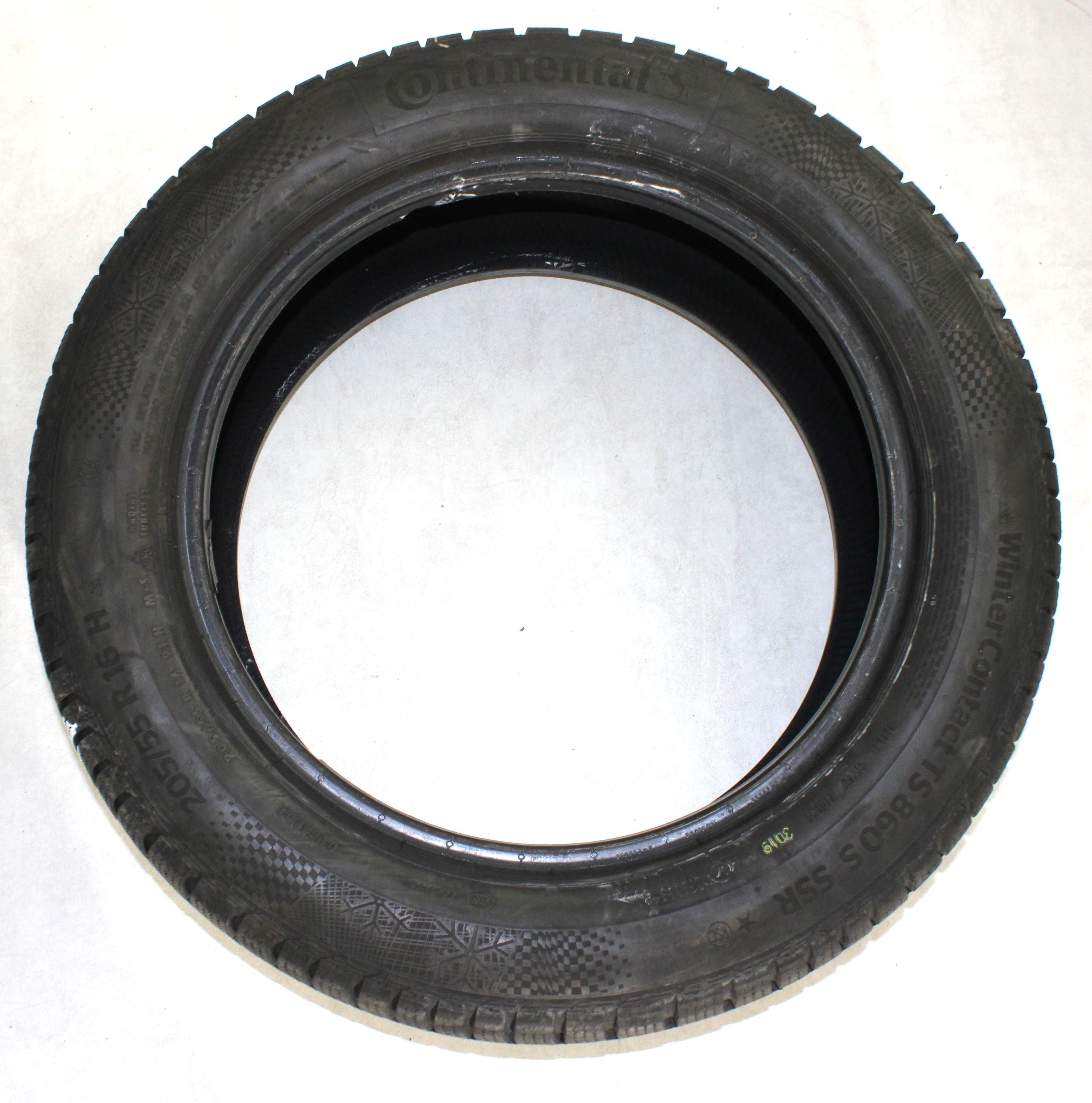 2 x 205/55R16 91H Winterreifen Continental Winter Contact TS860S SSR * Runflat 6,5-7mm 2019