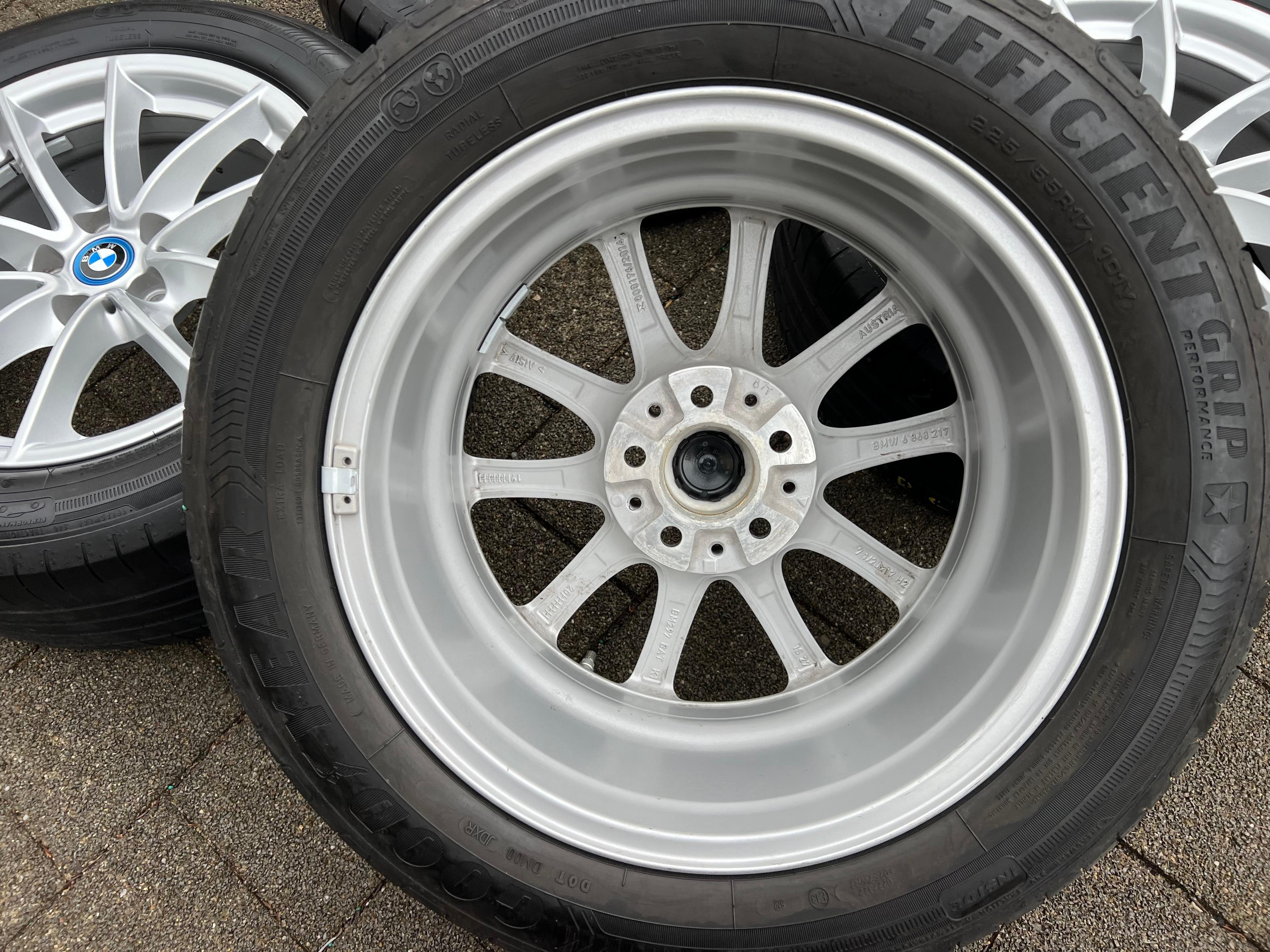 4 LLANTAS DE VERANO ORIGINALES DE ALUMINIO 17" BMW SERIE 5 G30 G31 225/55R17 101Y GOODYEAR RDKS