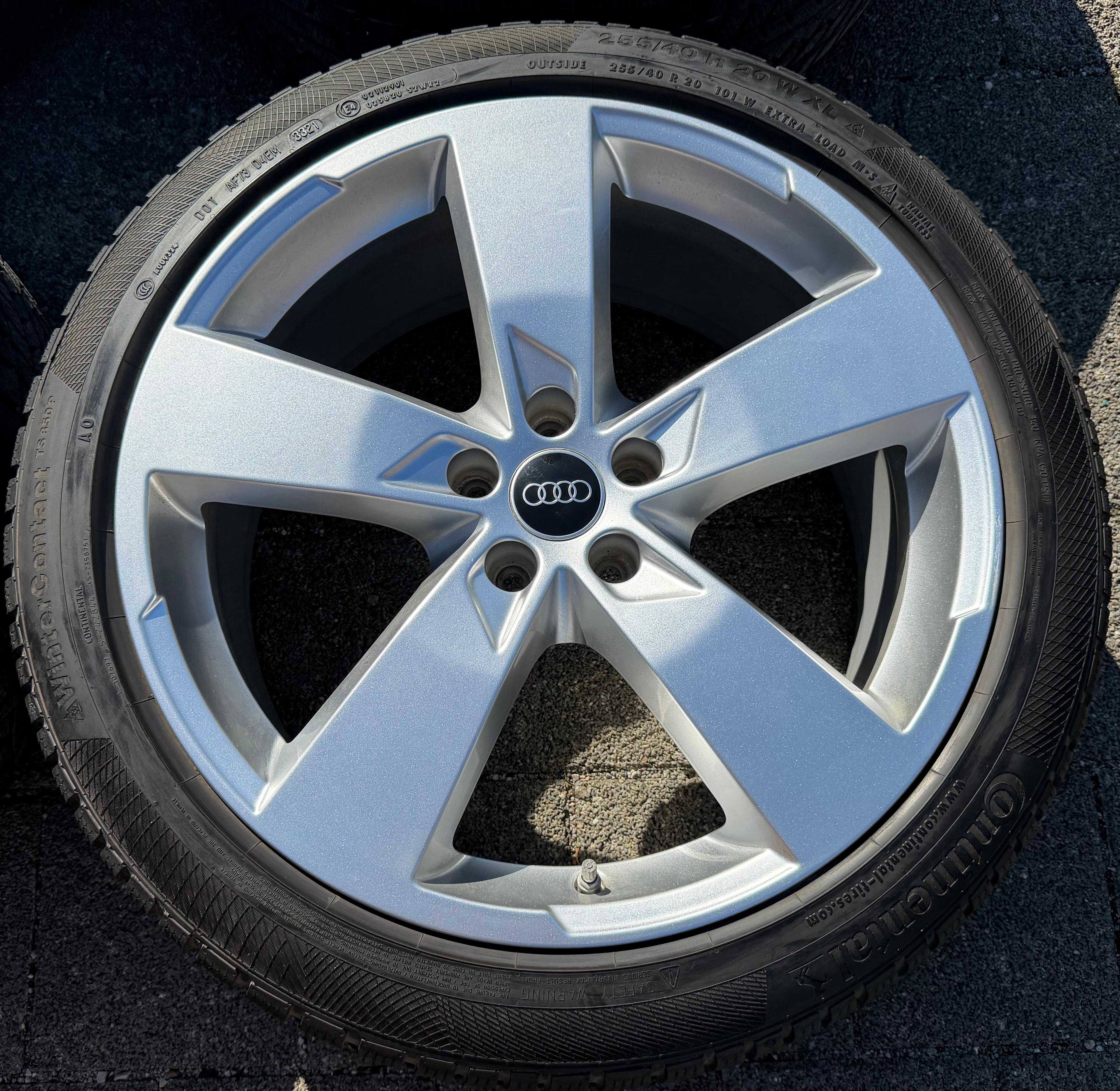 4 Original 20" Alu Winterräder Audi A6 S6 C8 F2 4K0601025K 255/40R20 101W Continental