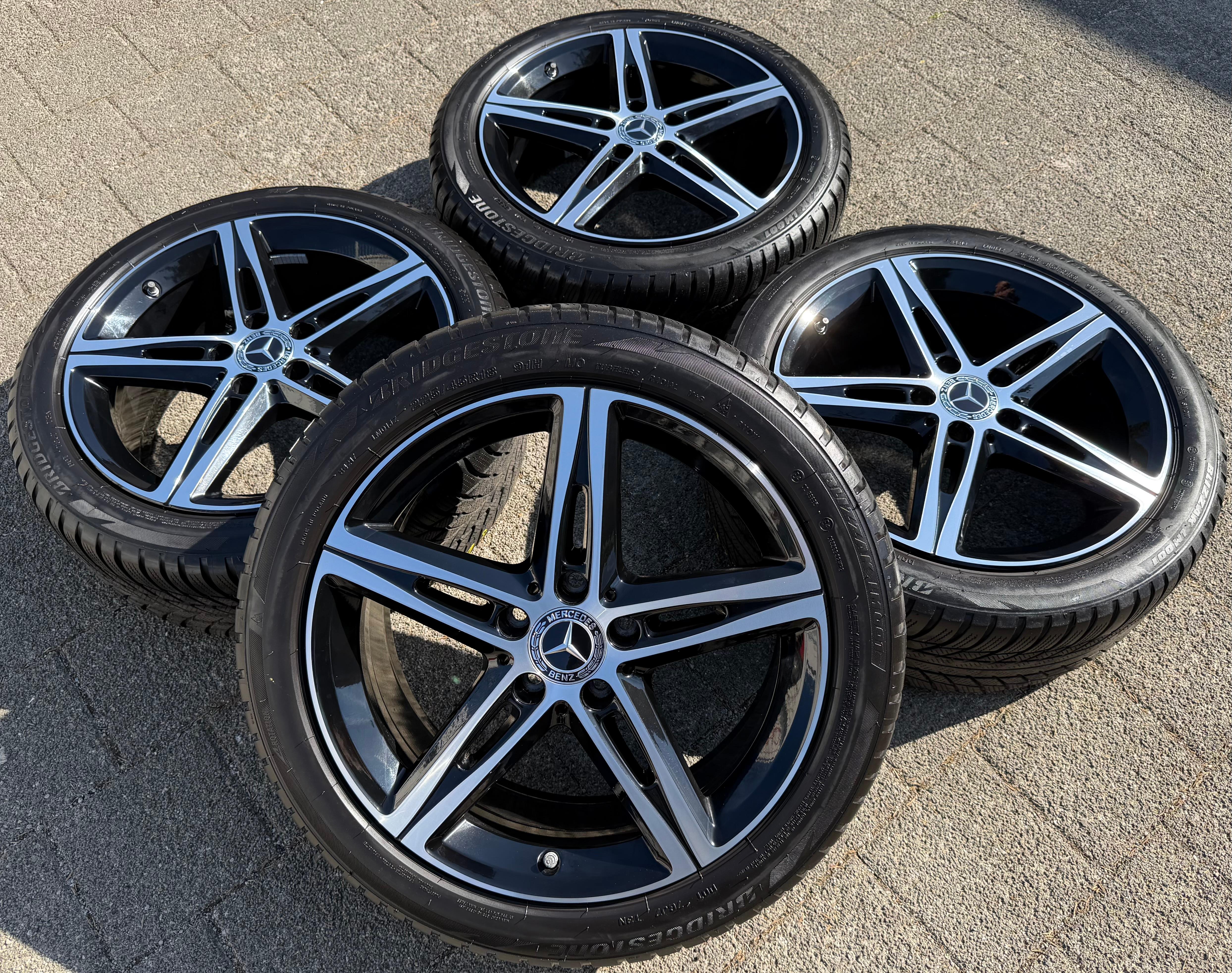4 ORIGINAL 18" ALUFELGEN MERCEDES A-KLASSE W177 B-KLASSE W247 CLA A1774010700