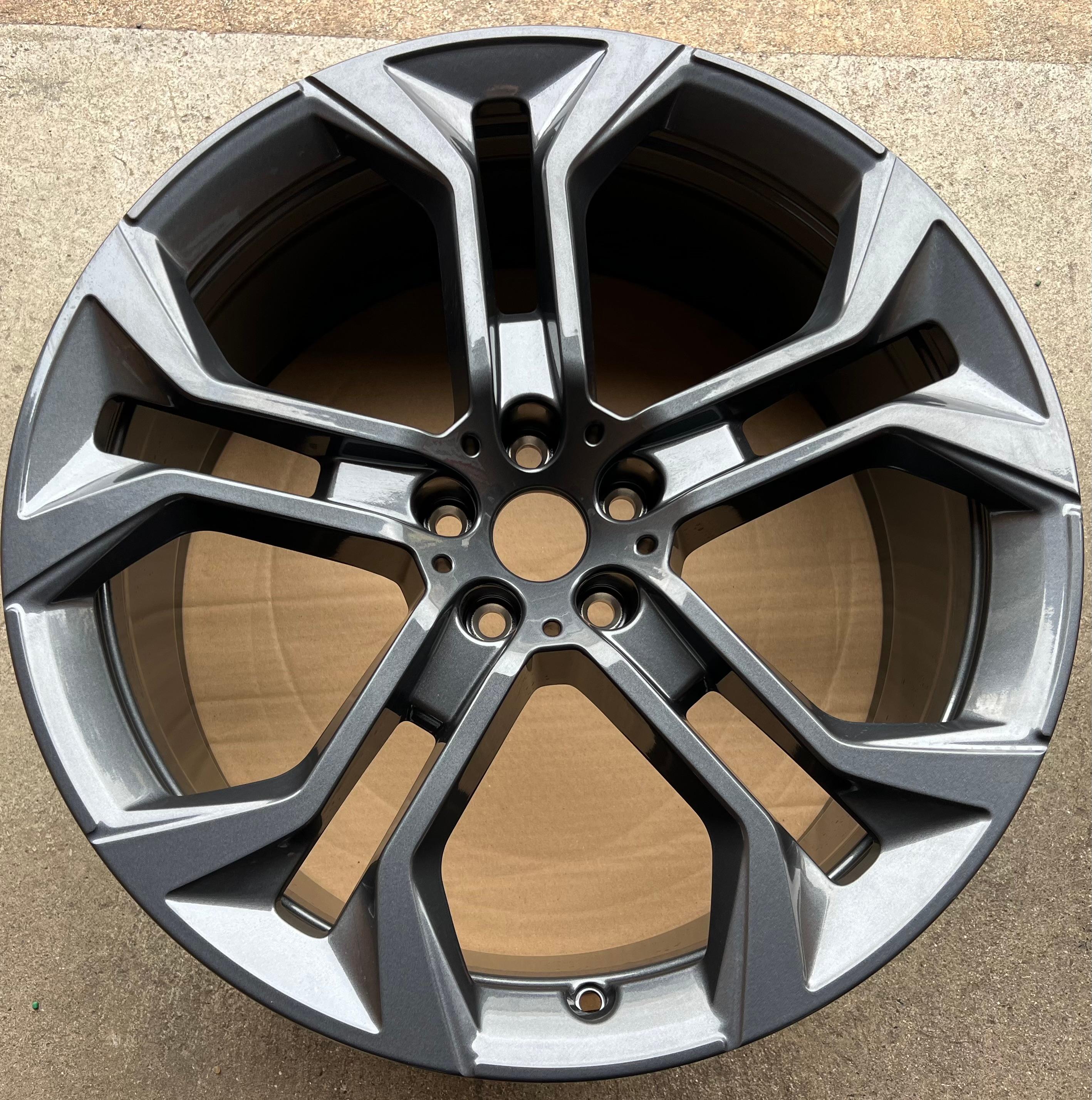1 X CERCHIO ORIGINALE IN ALLUMINIO 21" BMW X5 G05 X6 G06 6885459 STYLING 744 9,5x21 ET37