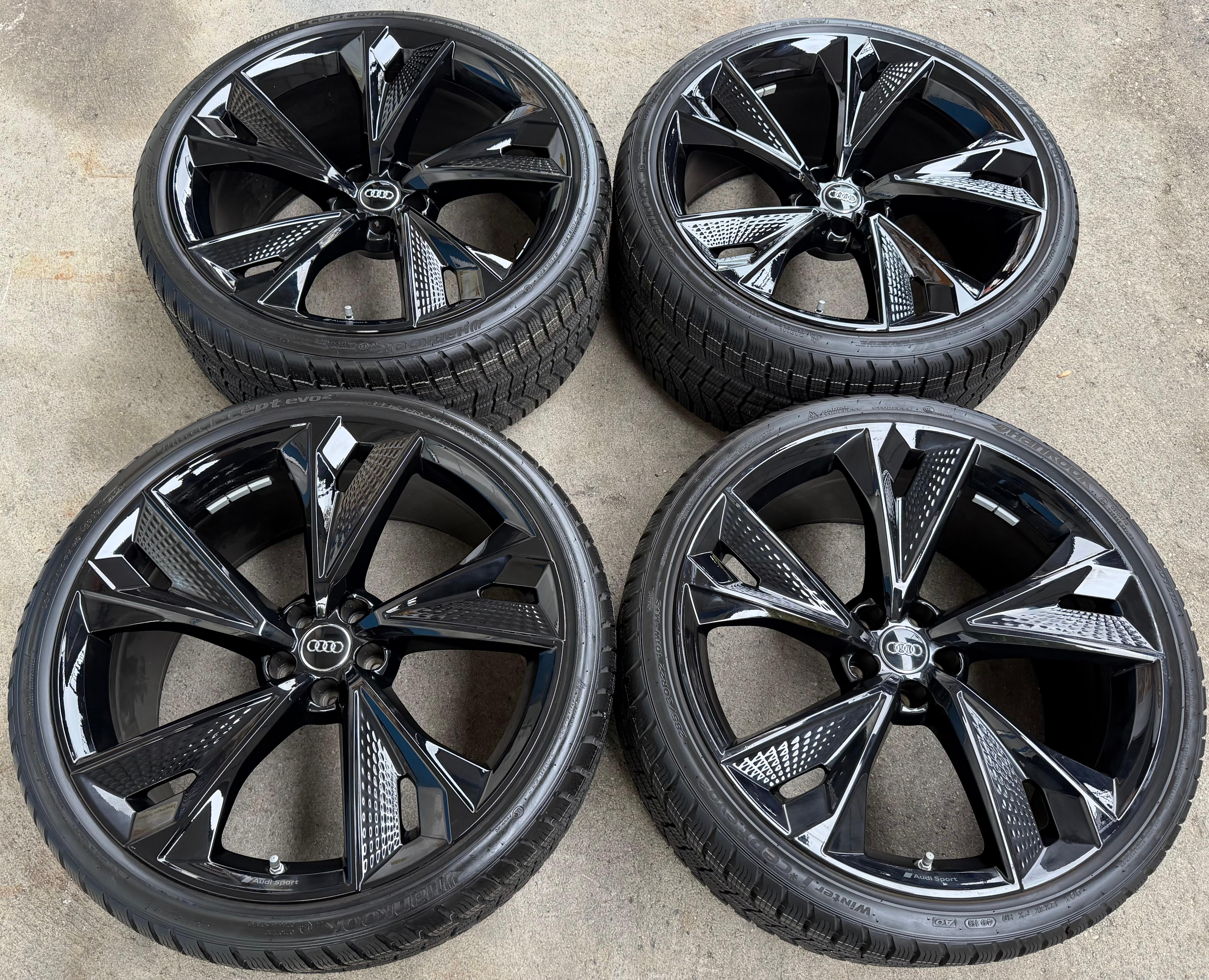 4 Original 22" Alu Winterräder Audi RS6 4K RS7 4K0601025BC 285/30R22 101W HANKOOK