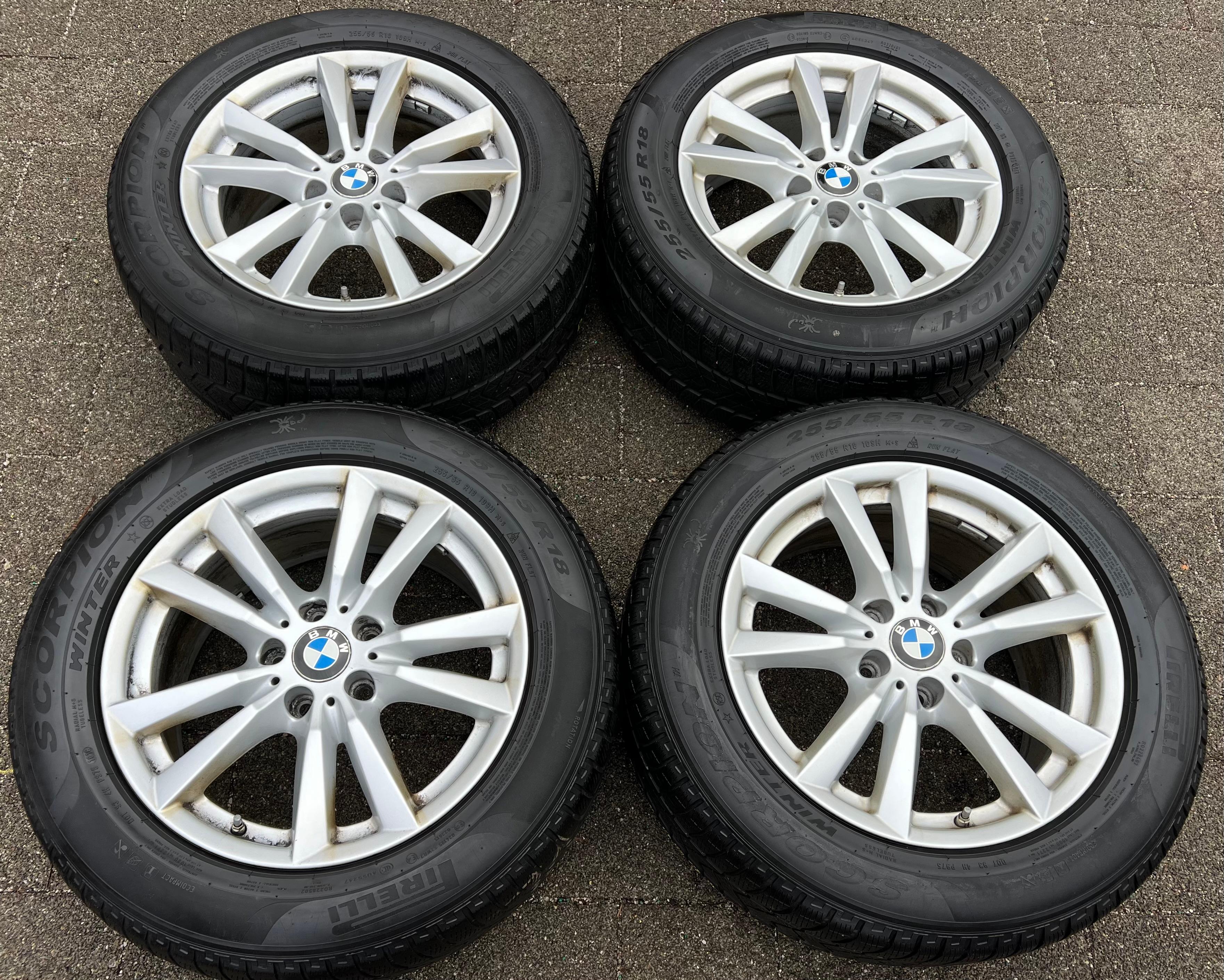 4 ROUES HIVER EN ALU D’ORIGINE 18" BMW X5 F15 255/55R18 109H PIRELLI RDKS