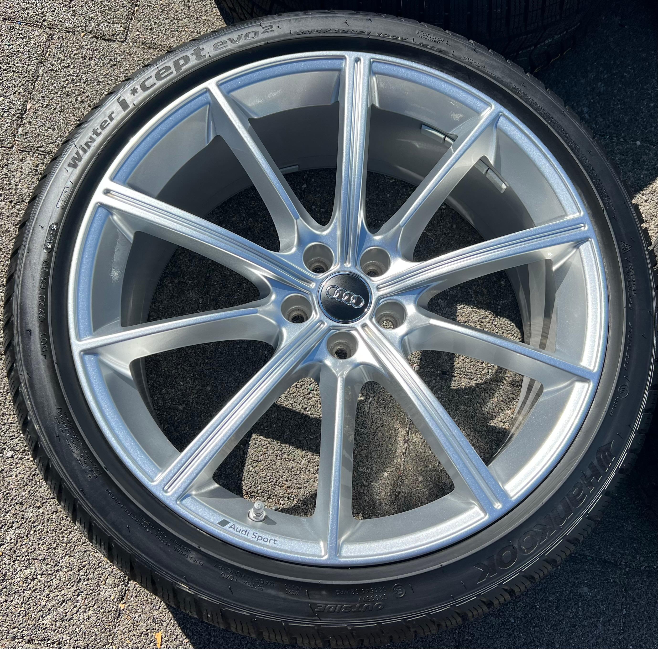 4 ORIGINAL 21" ALU WINTERRÄDER AUDI RS6 AVANT 4K C8 RS7 F2 4K 4K0601025AA FREIHAUS