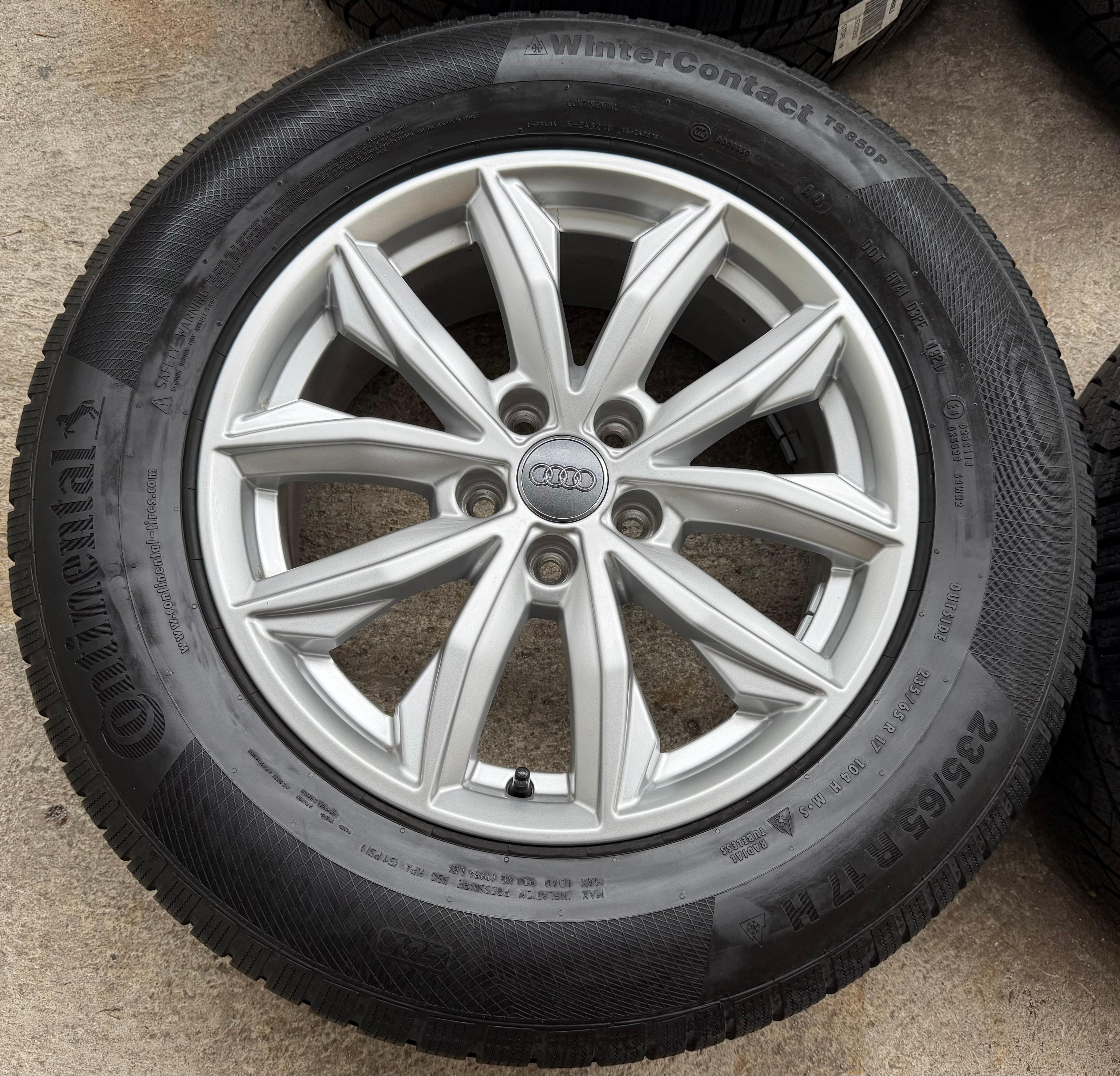 4 Original 17" Alu Winterräder Audi Q5 FY 80A601025J 7x17 ET34 235/65R17 104H 2021