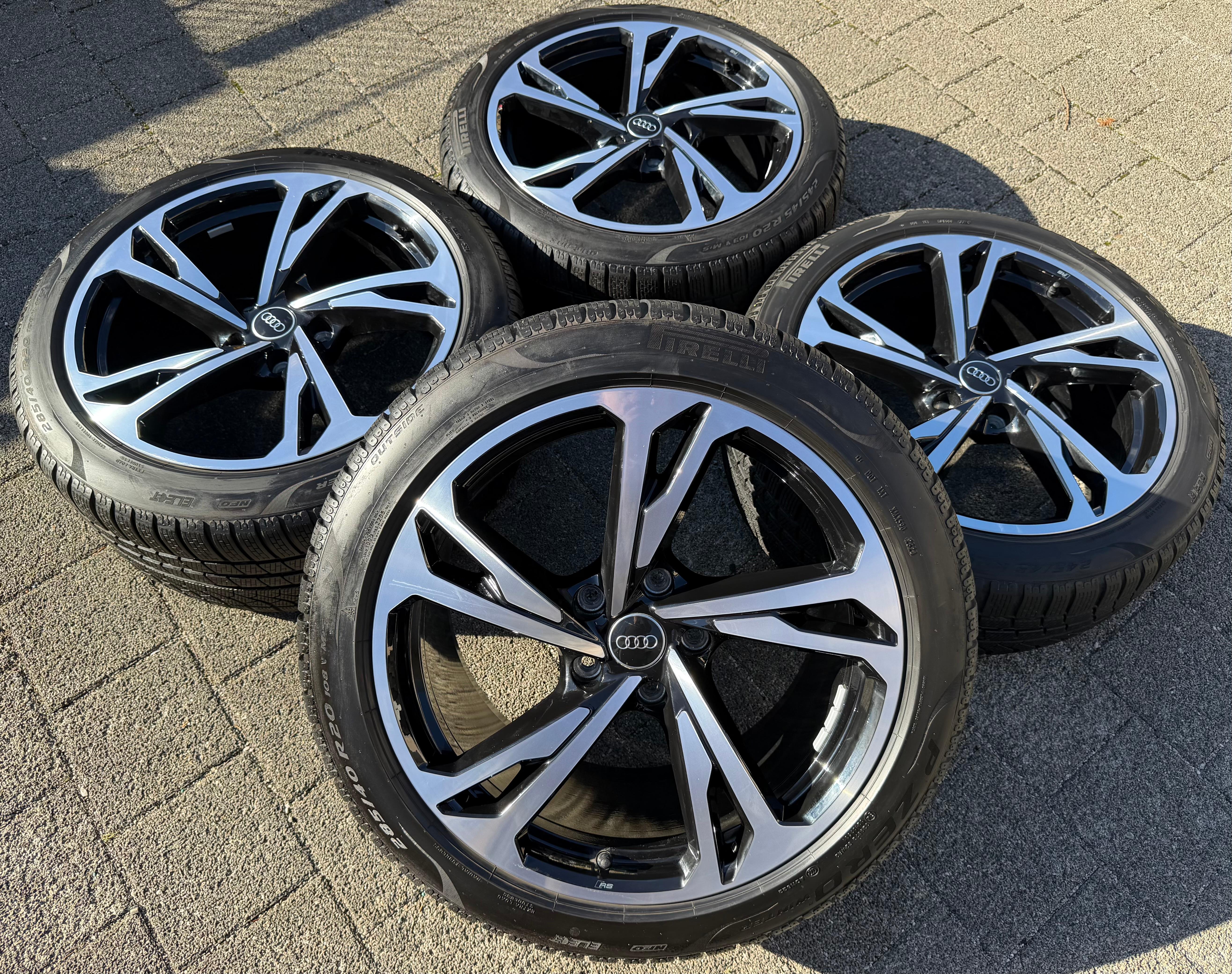 4 ORIGINAL 20" ALU WINTERRÄDER AUDI ETRON E-TRON GT 4J3601025AM 4J3601025AL