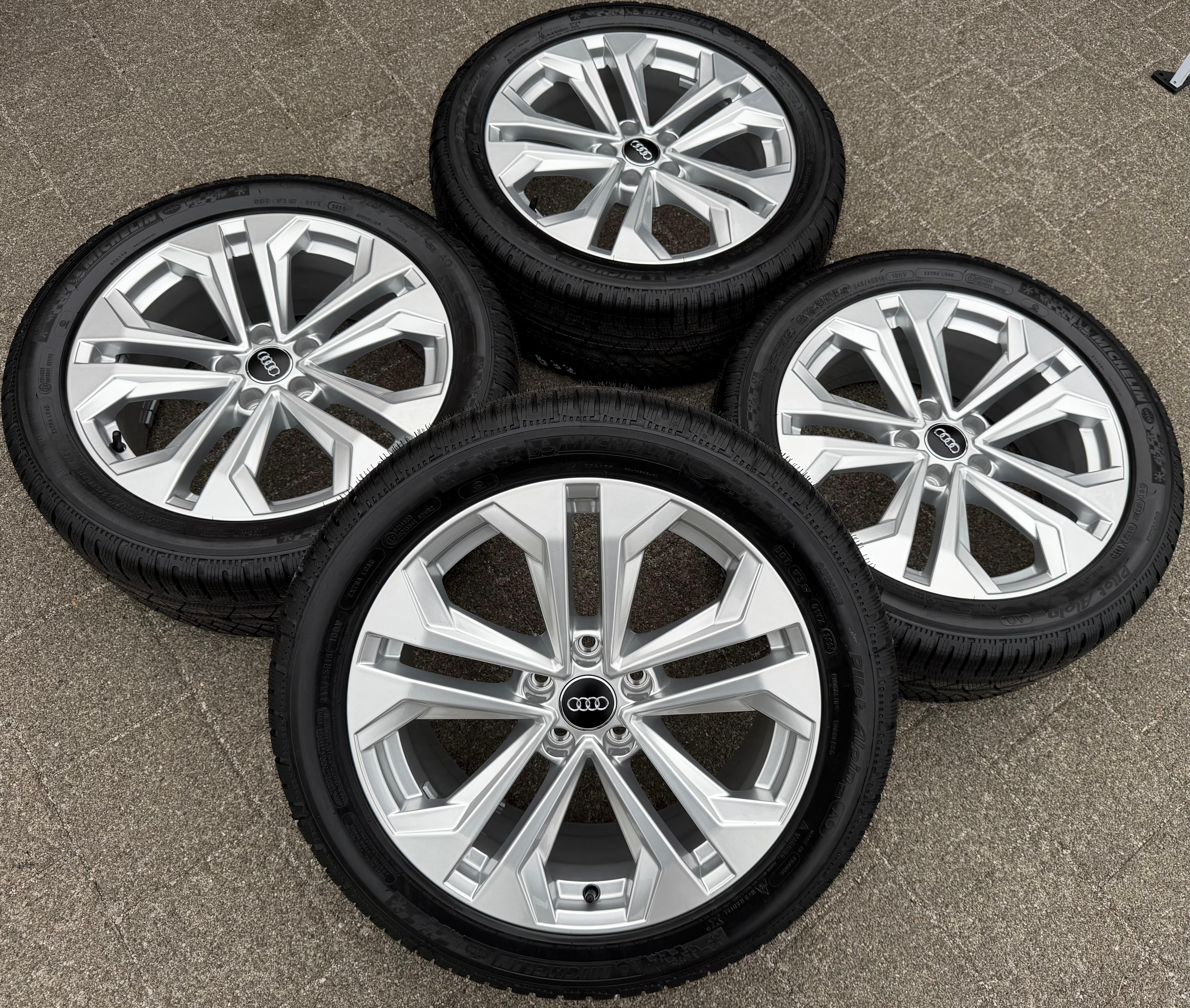 4 Original 18" Alu Winterräder Audi A4 Allroad 8W B9 8W9601025L245/45R18 100V NEU