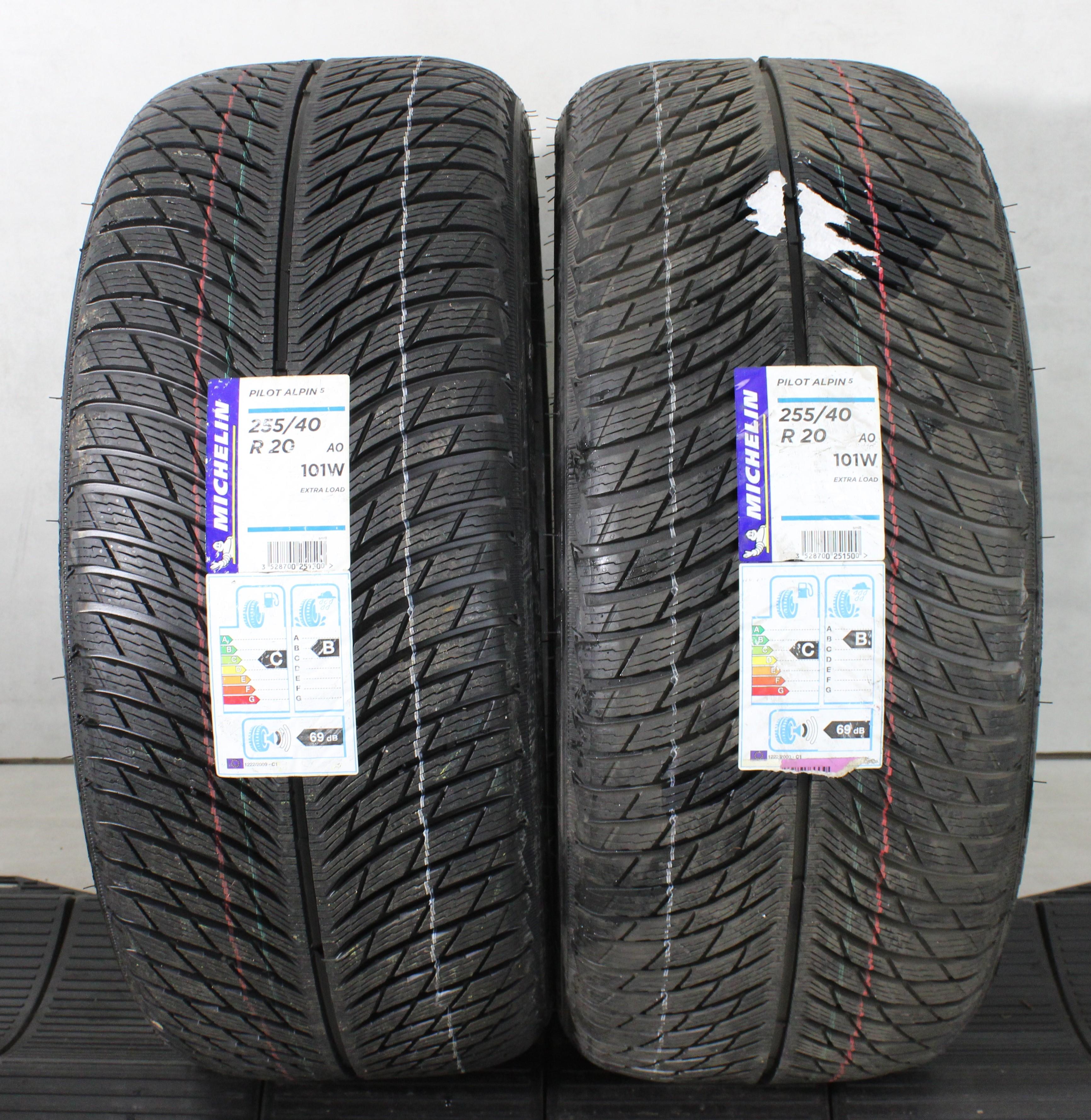 2 x 255/40R20 101W Winterreifen Michelin Pilot Alpin 5 AO NEU 2020 XL