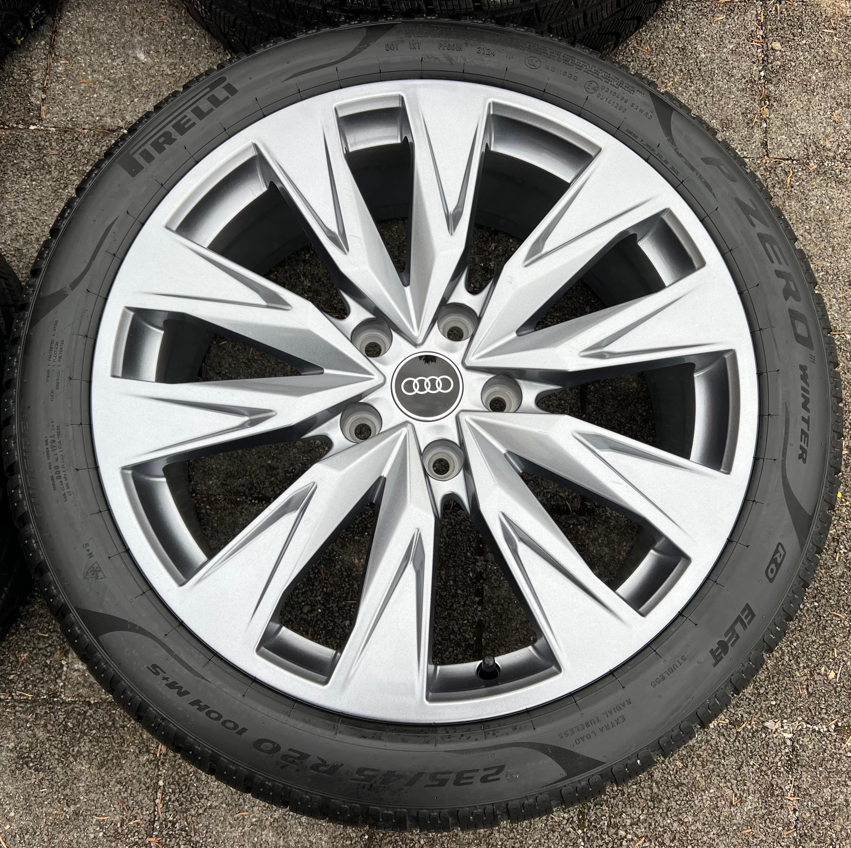 4 CERCHI IN LEGA ORIGINALI DA 20" PER AUDI A6 S6 E-TRON GH5 GHA 85E601025B 85E601025C 2024