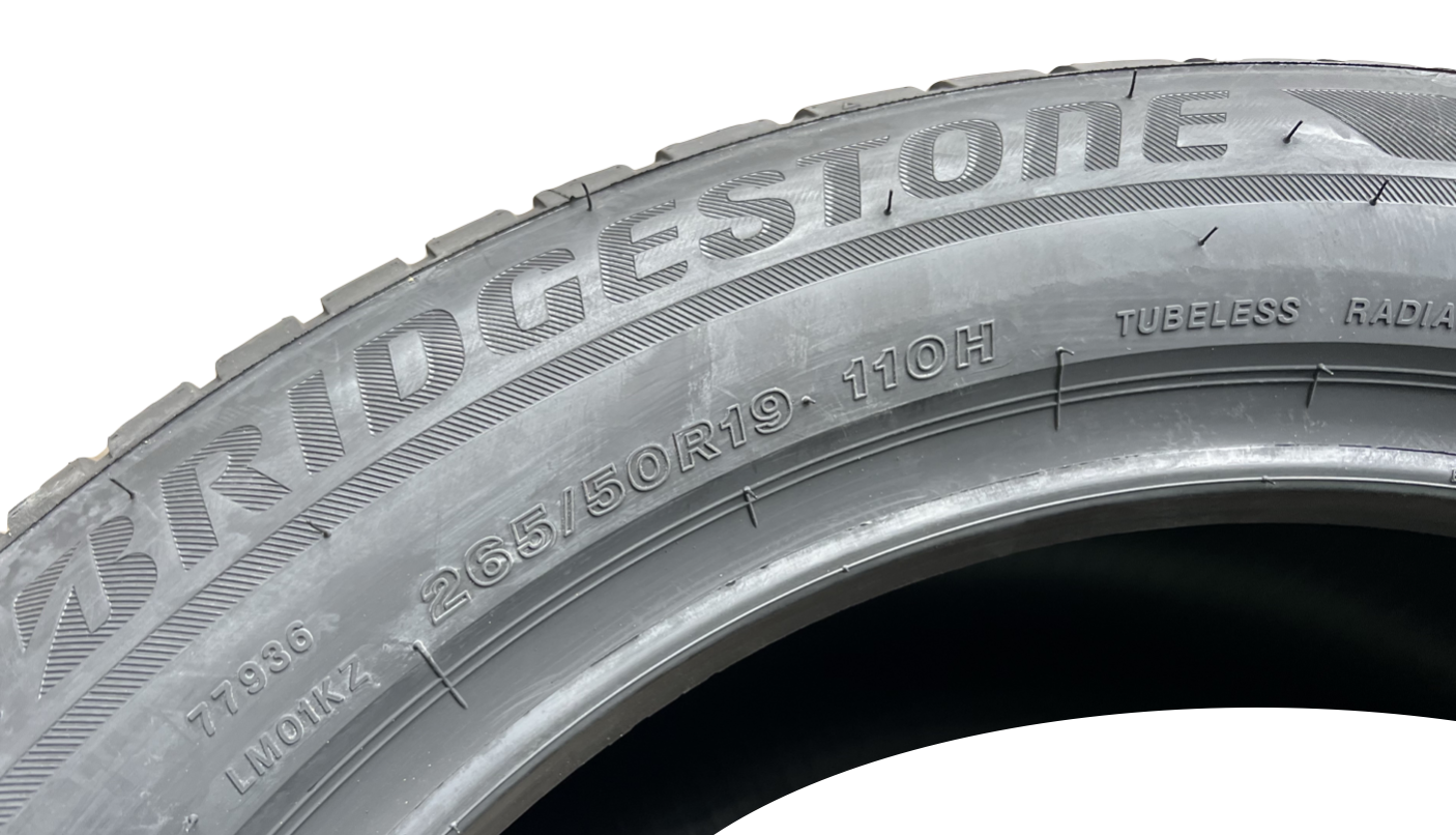 4 x 265/50R19 110H pneus hiver Bridgestone Blizzak LM001 Runflat 2022 NOUVEAU franco domicile