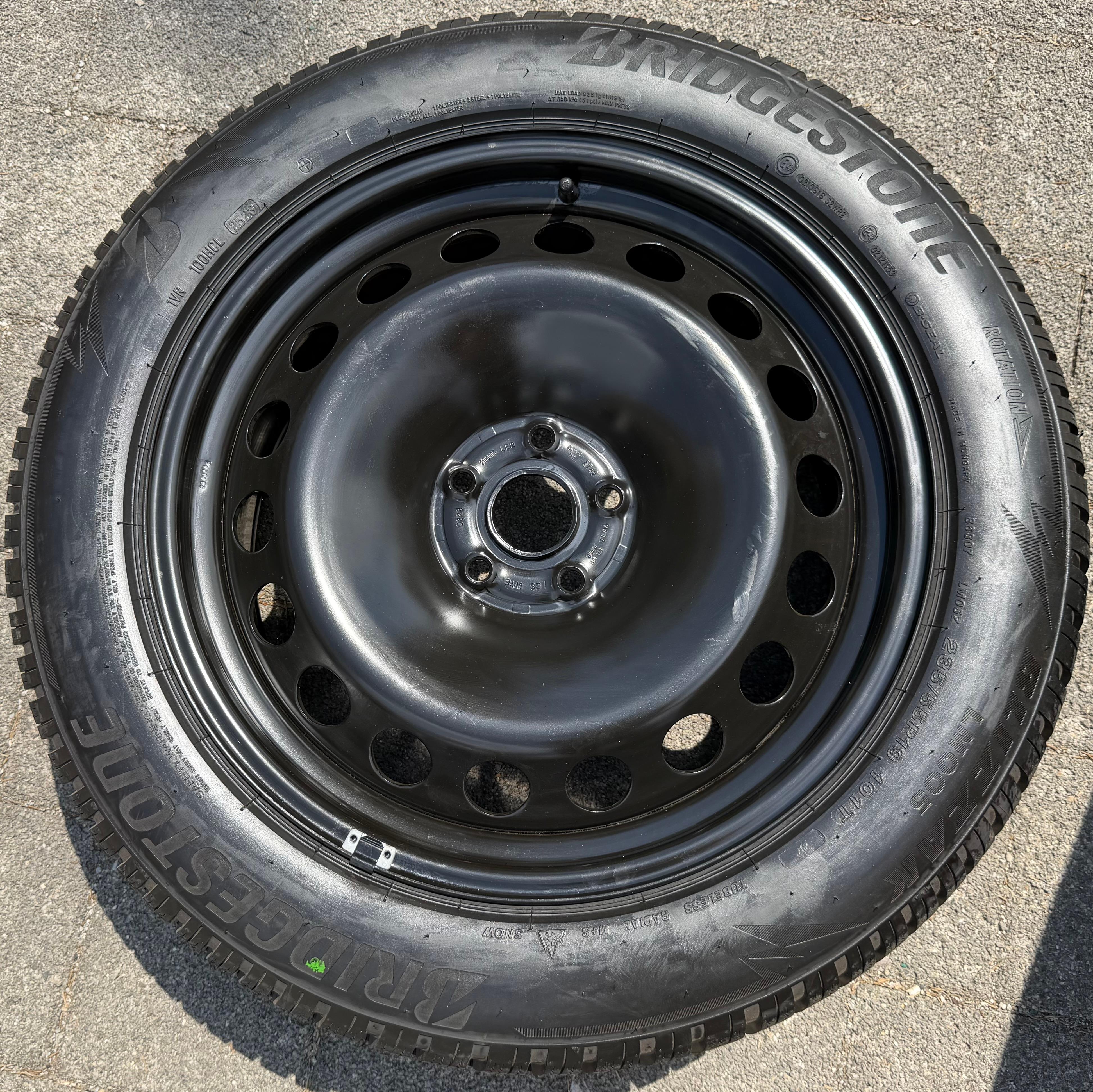 1X ORIGINAL 19" STAHLFELGE 1EA601027B AUDI Q4 SKODA ENYAQ VW ID.4 ID.5 8x19 ET45