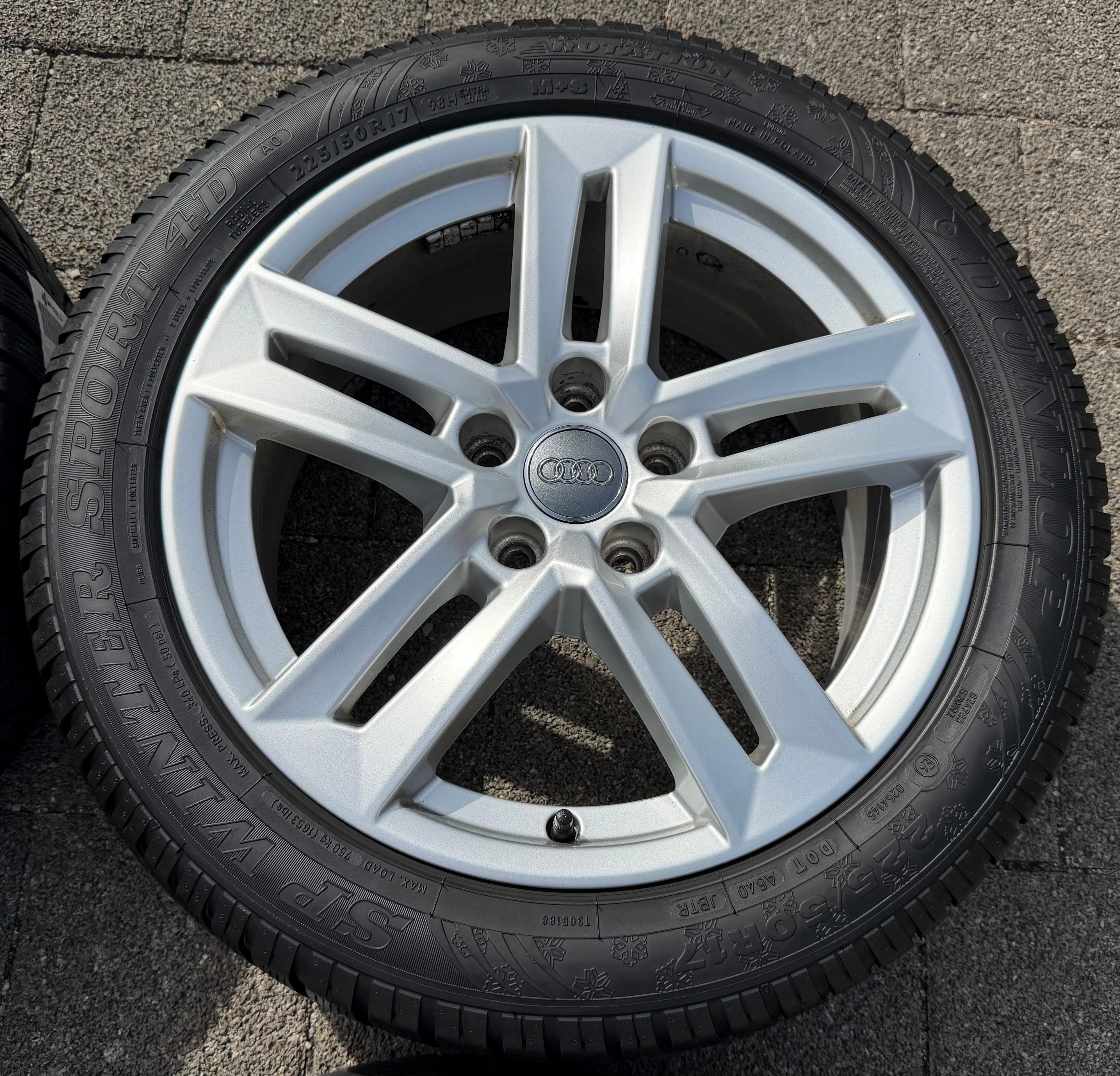 4 Original 17" Alufelgen Audi A4 8W B9 8W0601025P 7x17 ET42 Felgen