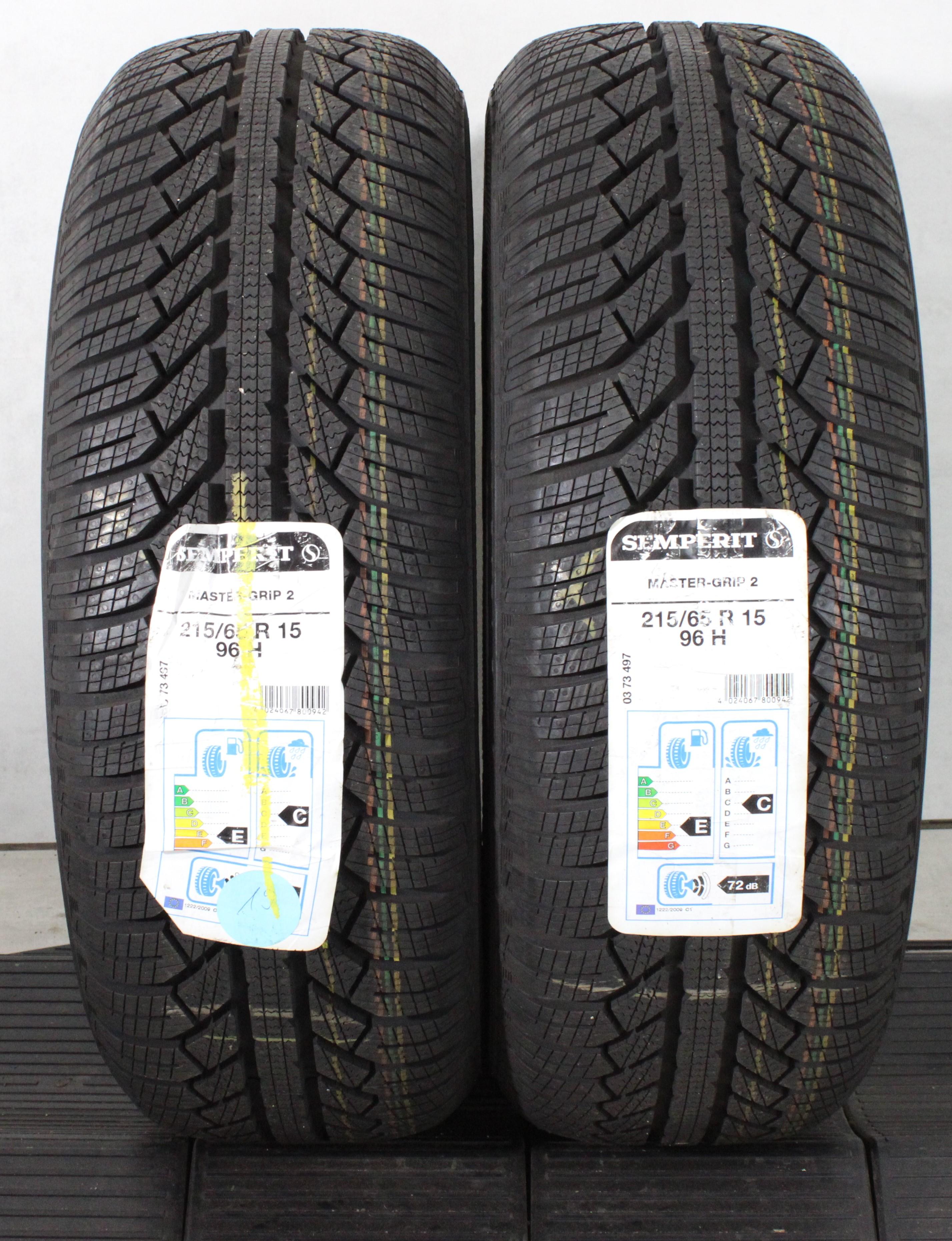 2 x 215/65R15 96H Winterreifen Semperit Master Grip 2 NEU 2019