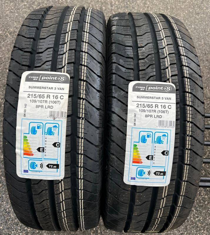 2 x neumáticos de verano 215/65R16C 109/107R Point S Summerstar 3 Van NUEVO 2019