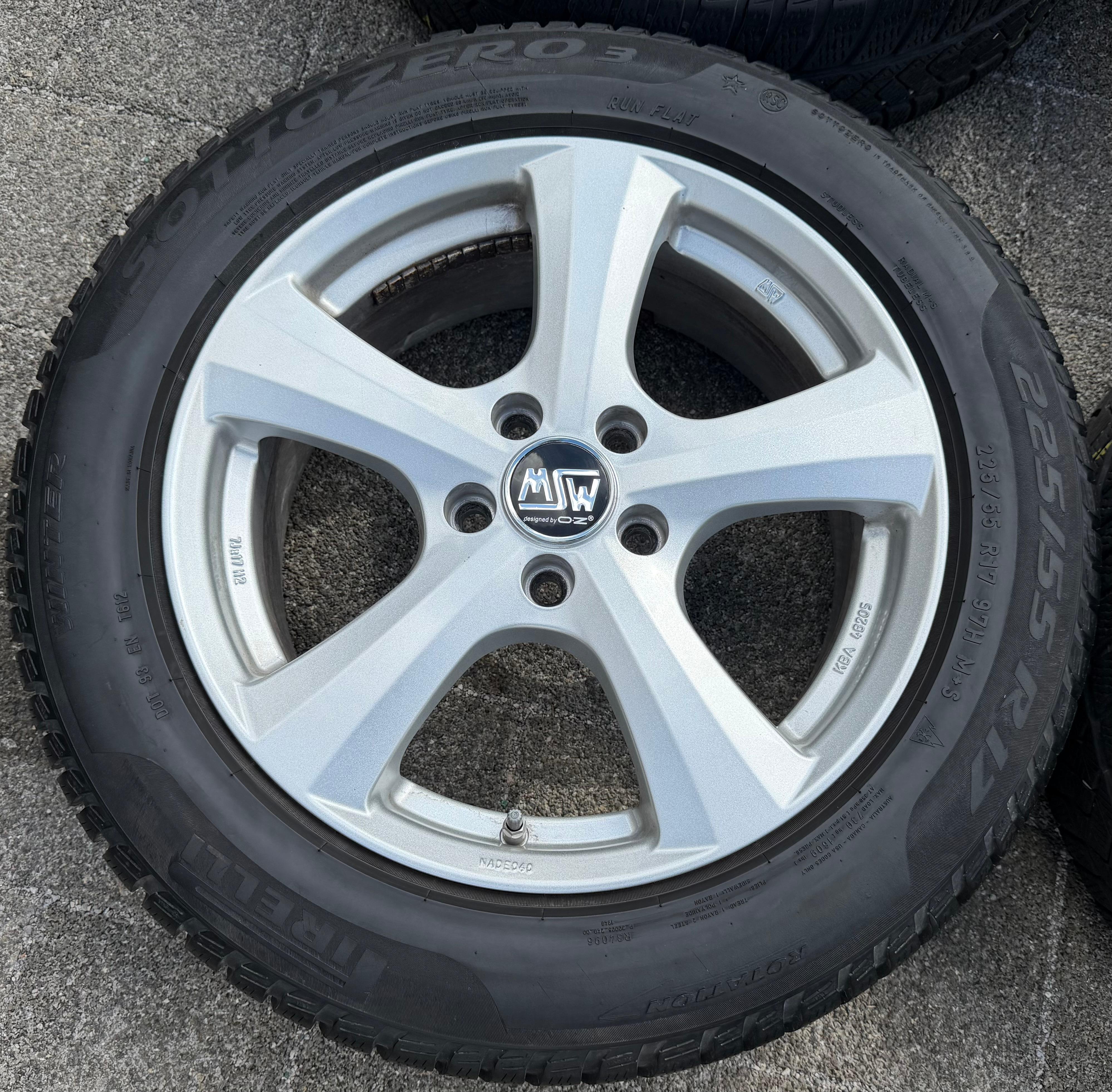 4 roues hiver en aluminium 17" BMW X1 F48 X2 F39 Mini Countryman F60 225/55R17 97H RDKS