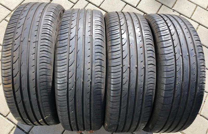 4 x 215/55R18 95H Sommerreifen Continental Premium Contact 2 6,5-7mm 2016 Freihaus