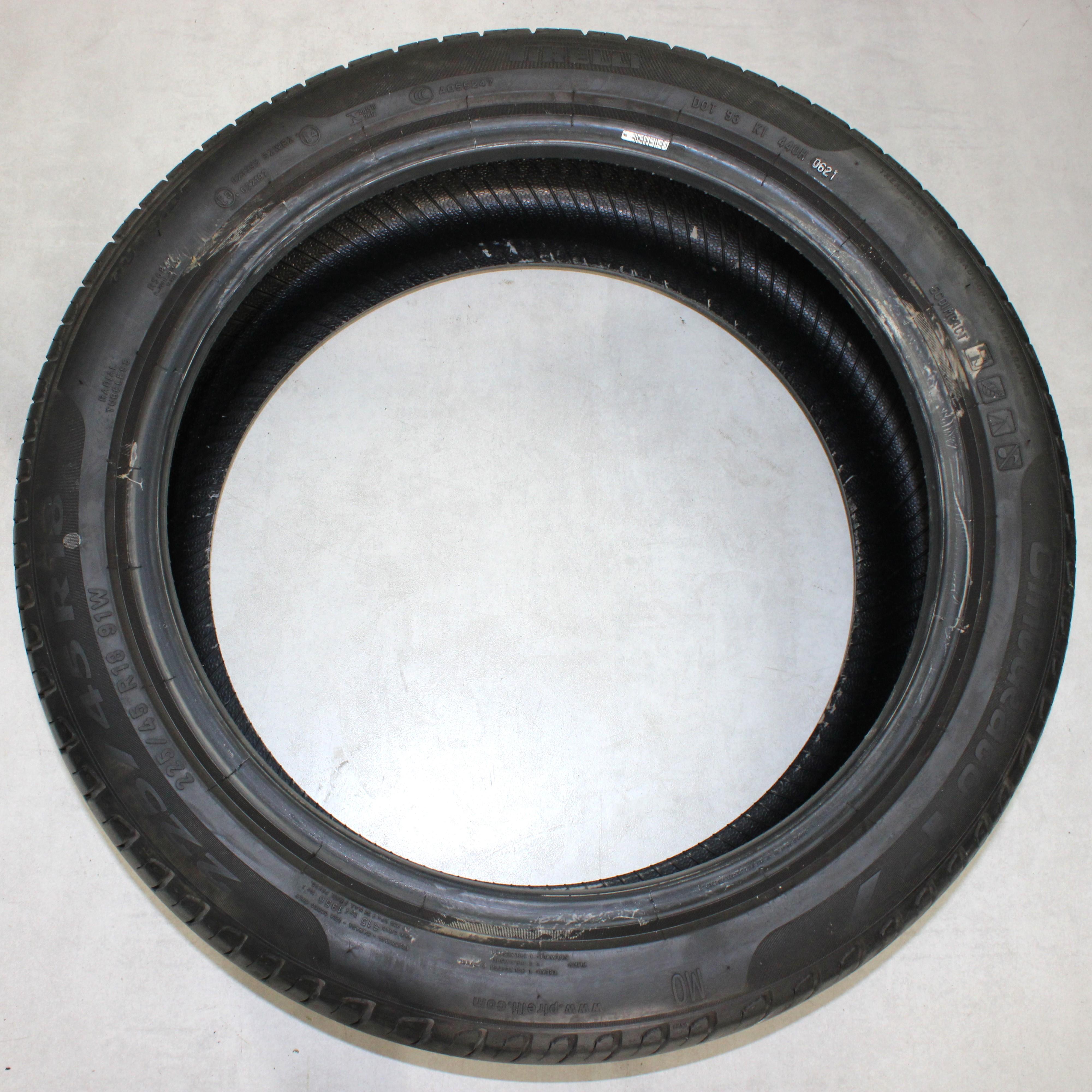 4 neumáticos de verano Pirelli Cinturato P7 MO 4,5-5 mm, 225/45R18 91W, 2021