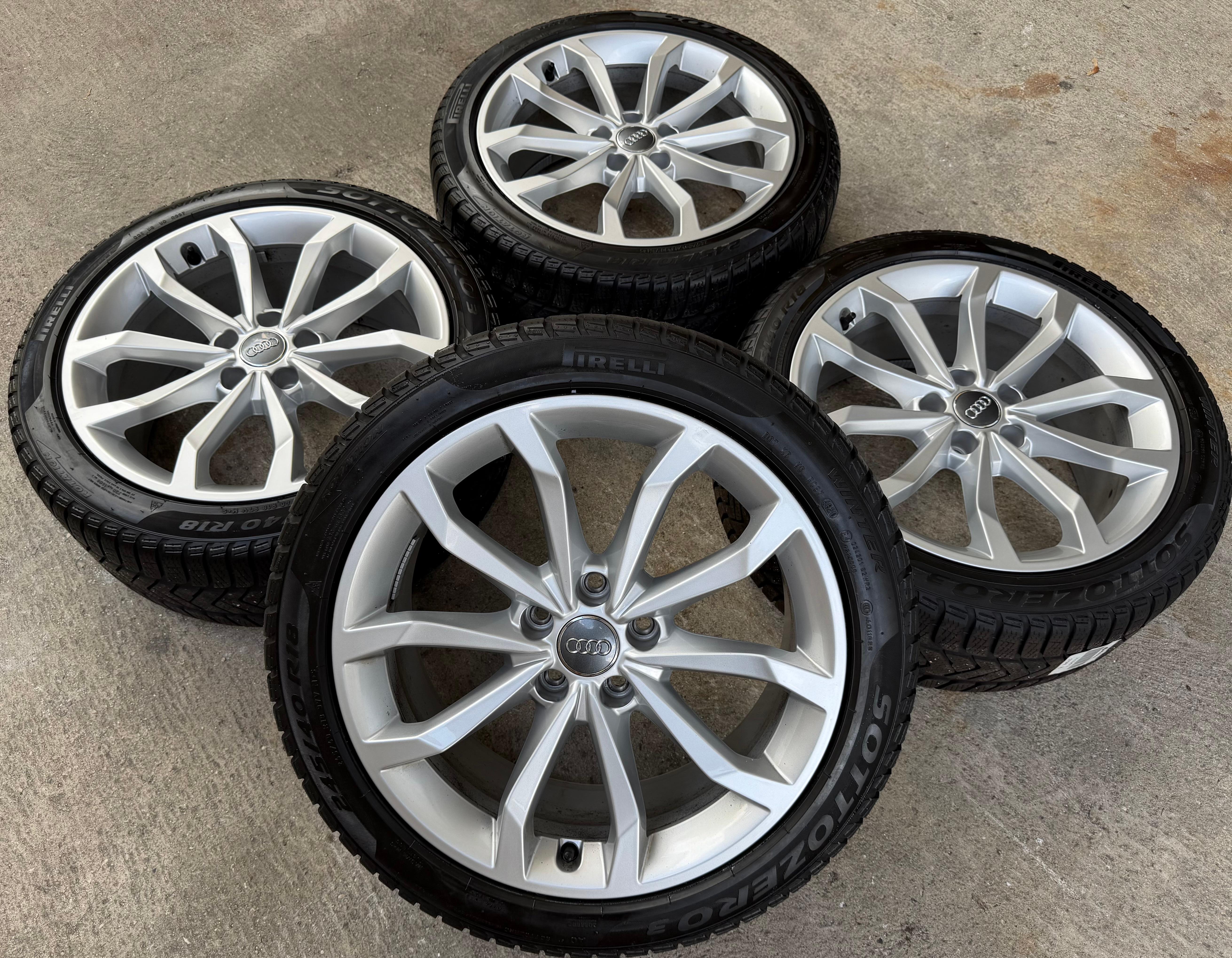 4 Original 18" Alu Winterräder Audi A4 S4 8W B9 8W0601025H 245/40R18 97V 2020